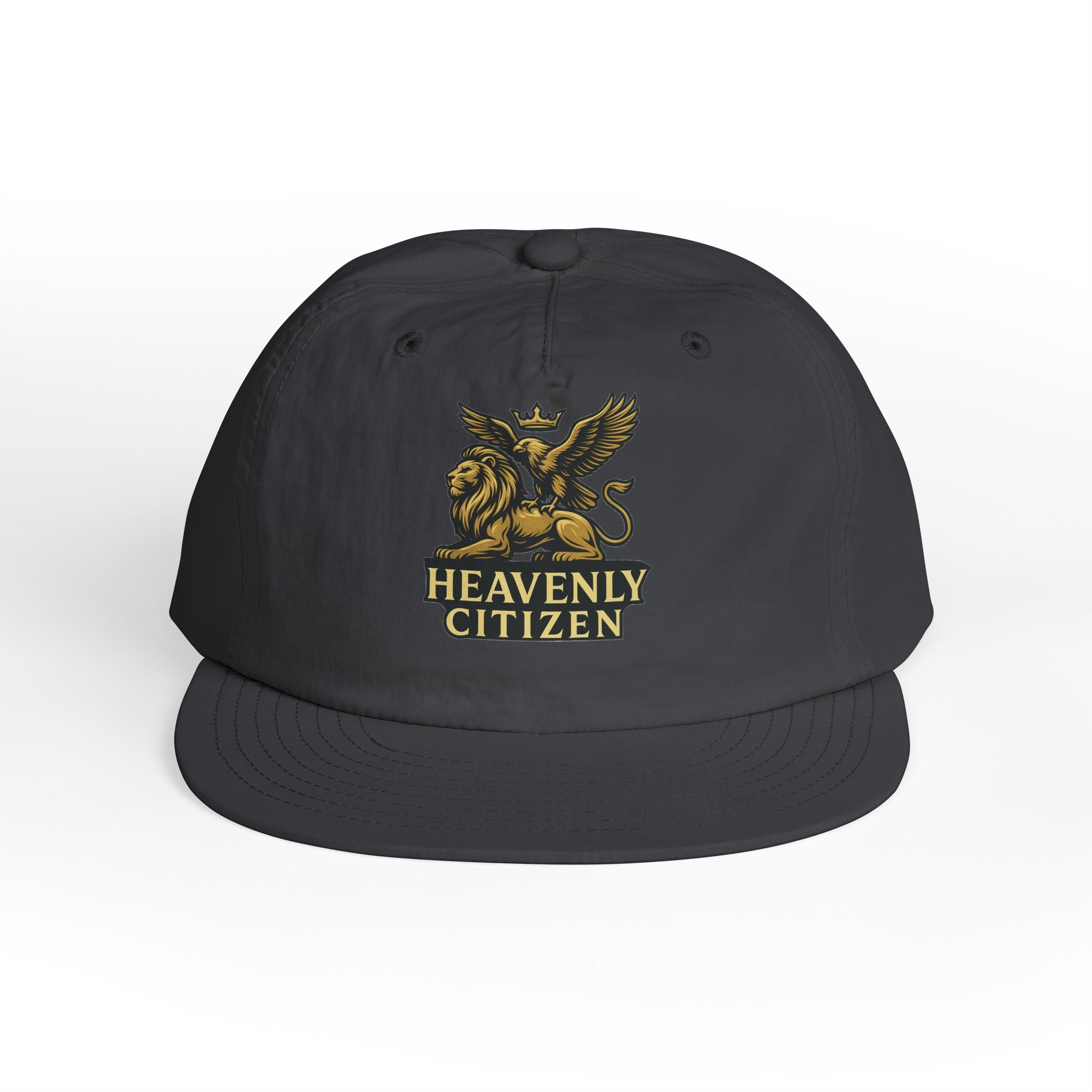 Heavenly Citizen Surf Cap — Embroidered Lion & Eagle Crest Hat
