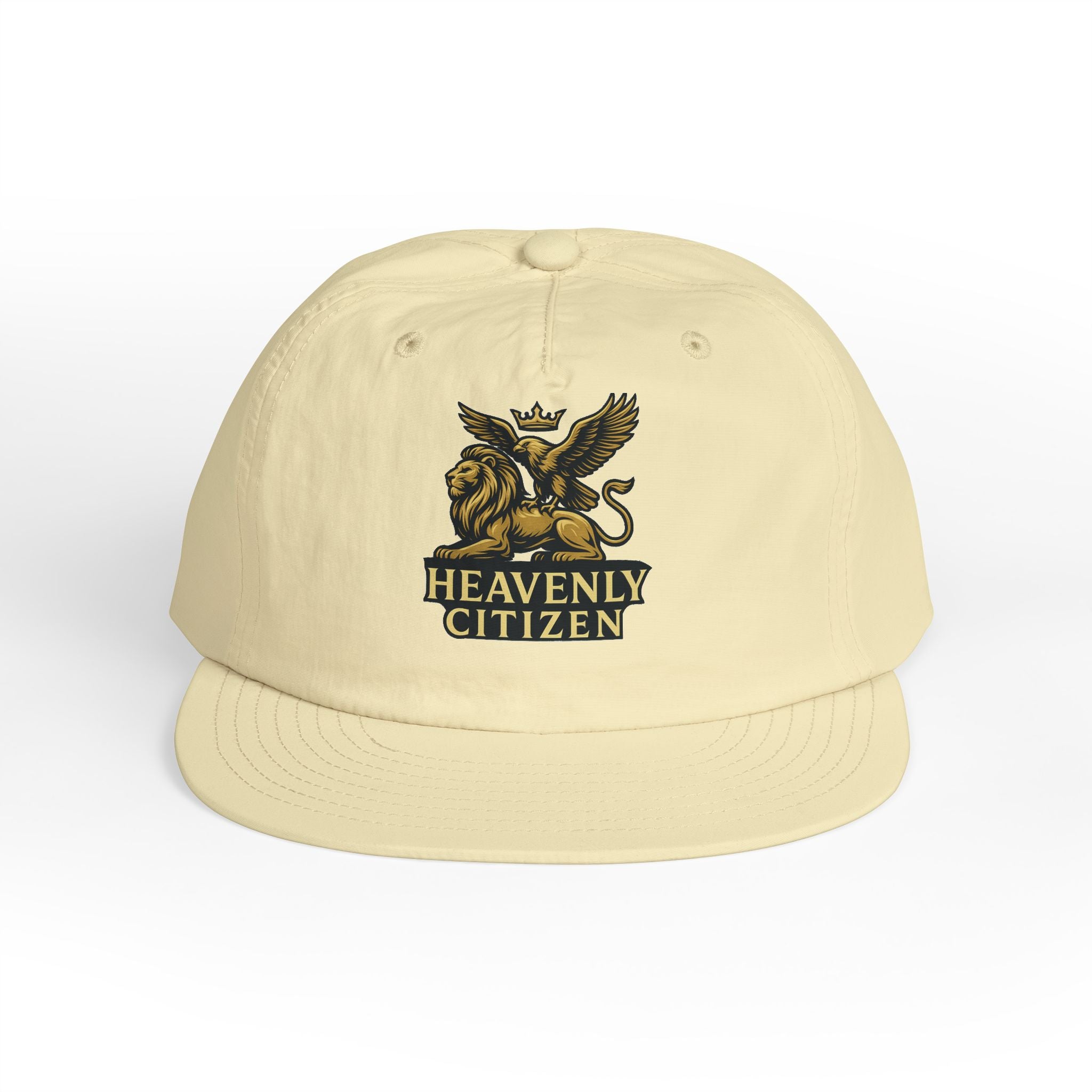 Heavenly Citizen Surf Cap — Embroidered Lion & Eagle Crest Hat