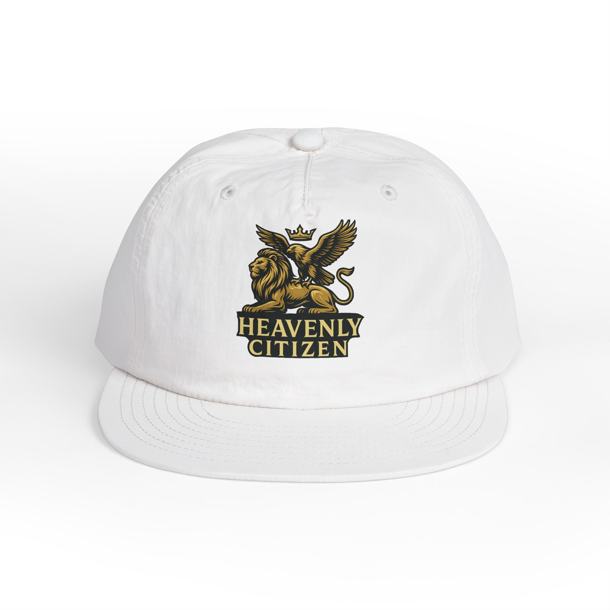 Heavenly Citizen Surf Cap — Embroidered Lion & Eagle Crest Hat