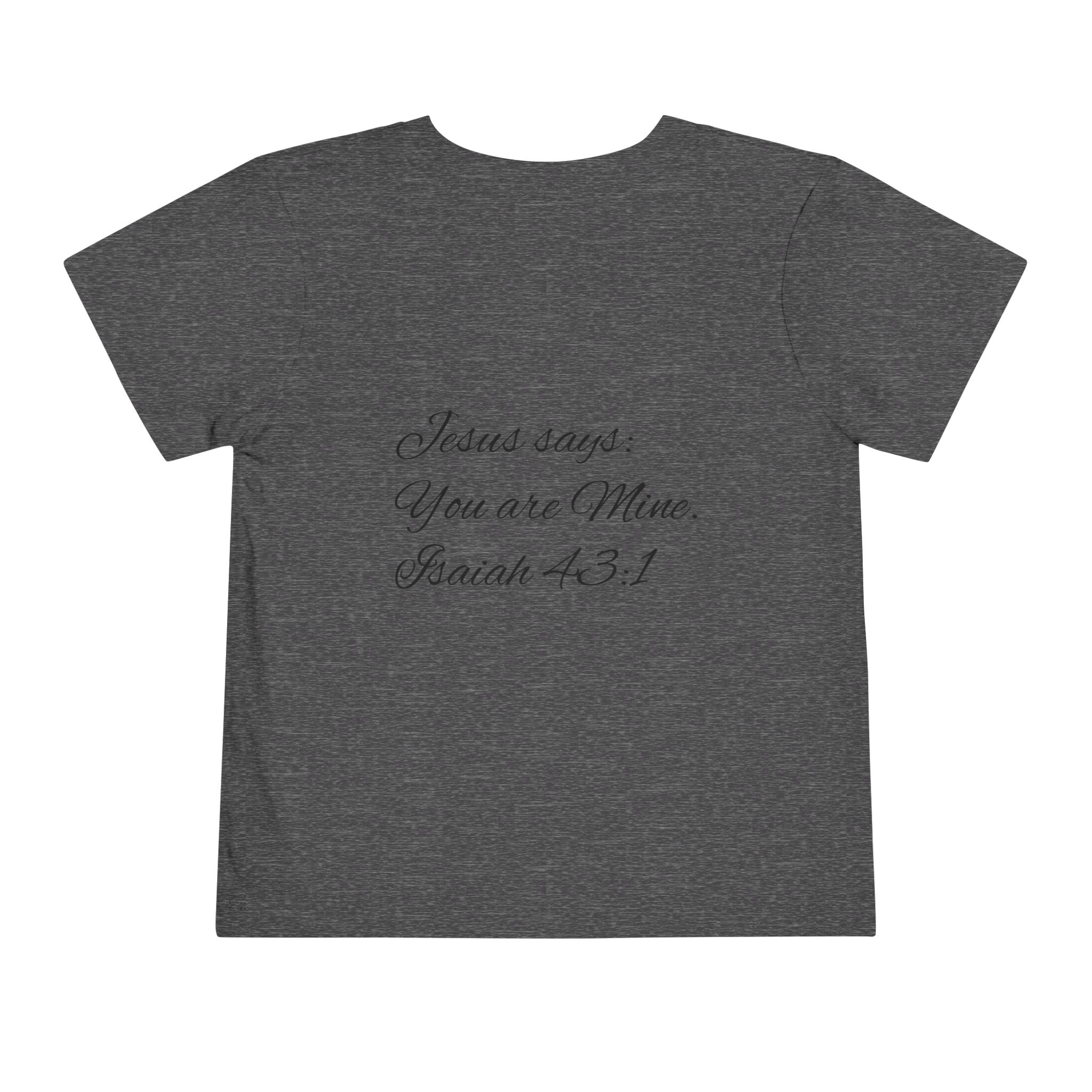 Heavenly Citizen Toddler Tee — Lion & Dove Christian Shirt (Isaiah 43:1)