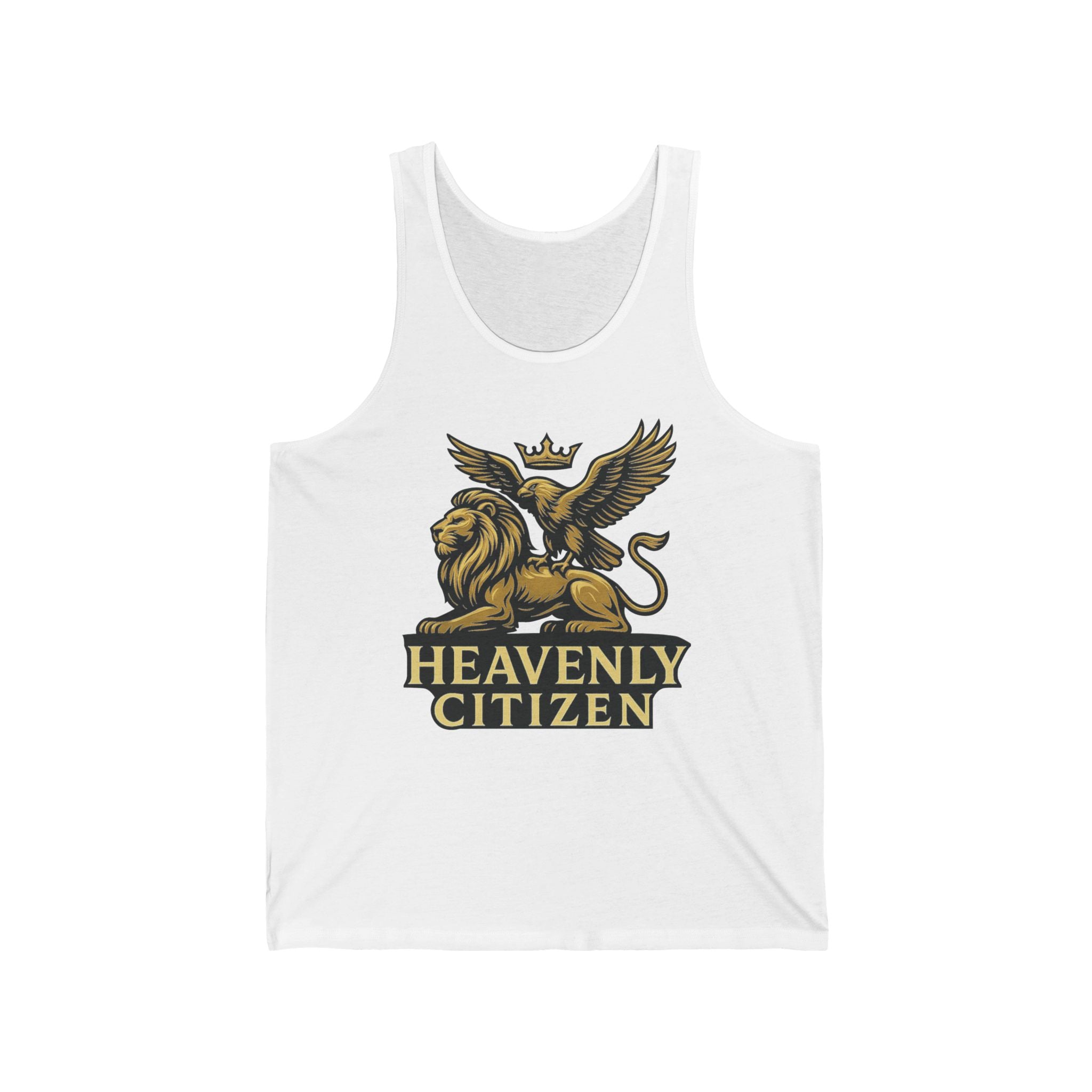 Heavenly Citizen Lion Tank Top — Religious Inspirational Graphic Tank