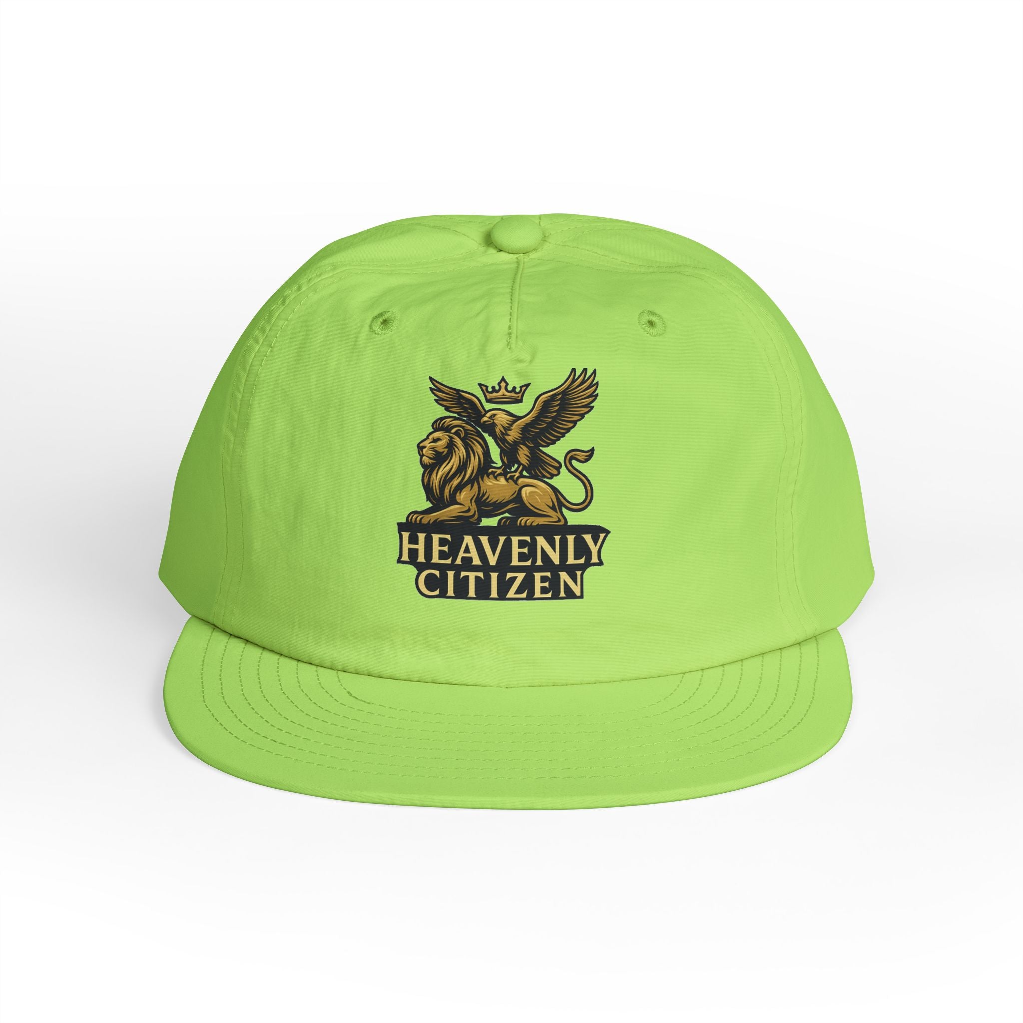 Heavenly Citizen Surf Cap — Embroidered Lion & Eagle Crest Hat