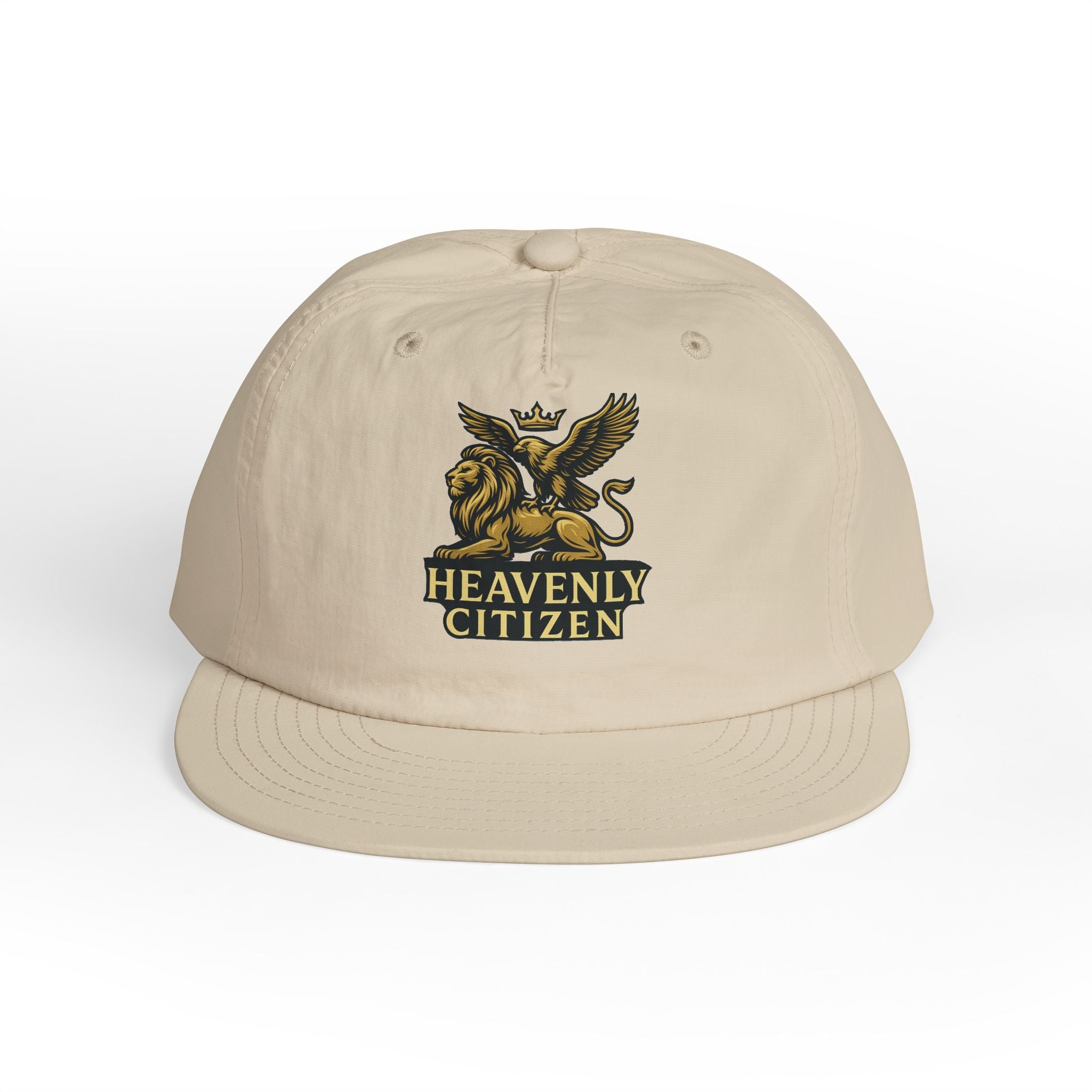 Heavenly Citizen Surf Cap — Embroidered Lion & Eagle Crest Hat