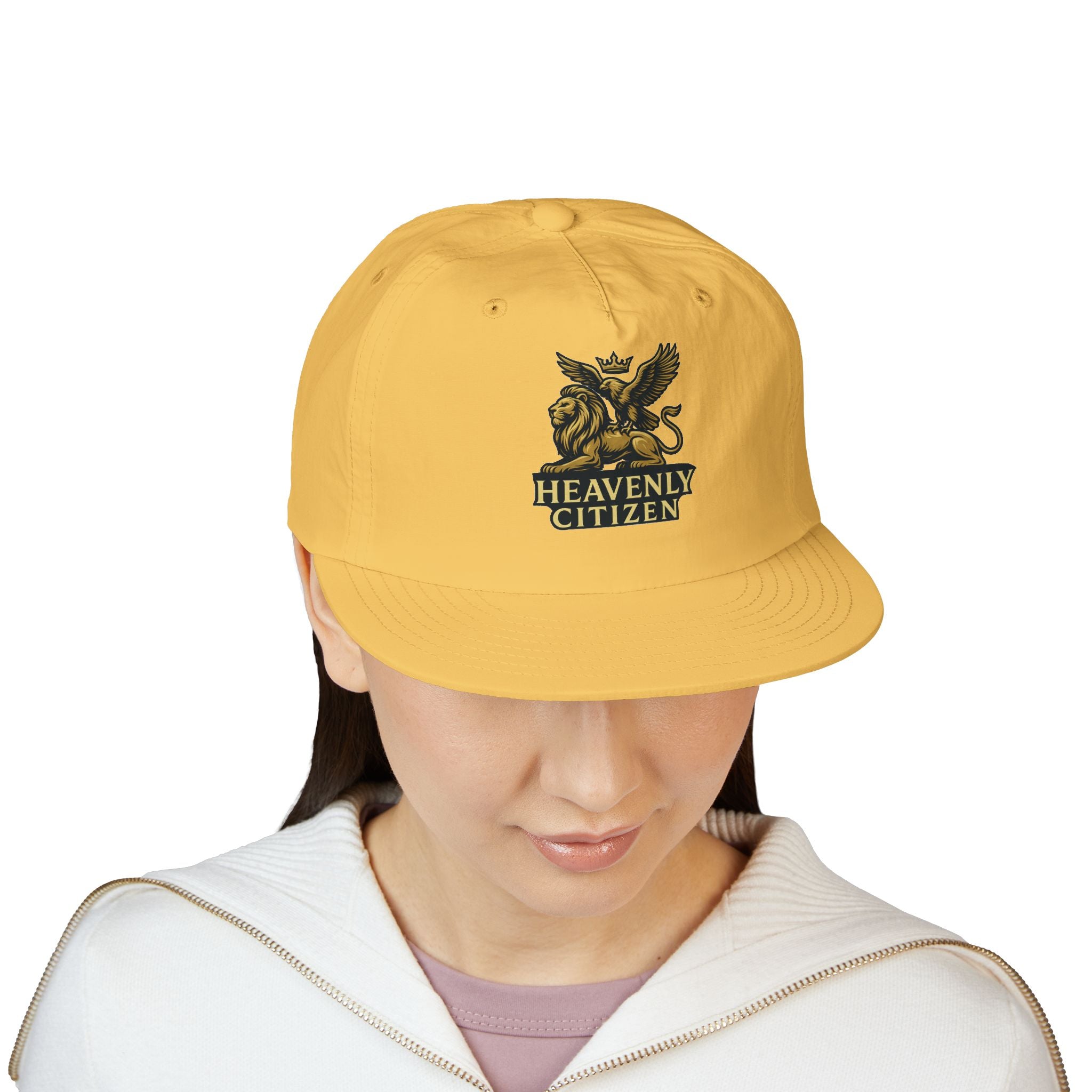 Heavenly Citizen Surf Cap — Embroidered Lion & Eagle Crest Hat
