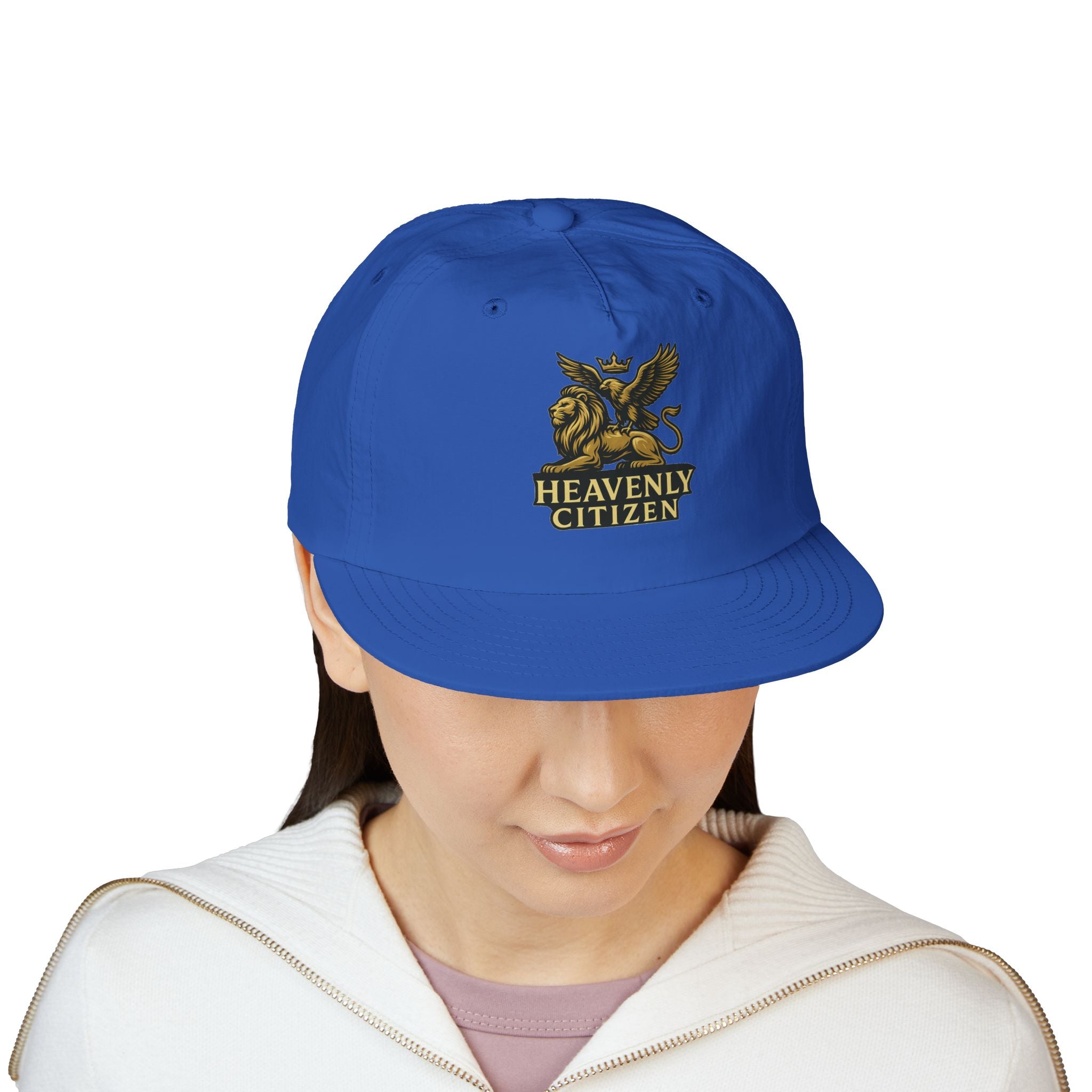 Heavenly Citizen Surf Cap — Embroidered Lion & Eagle Crest Hat