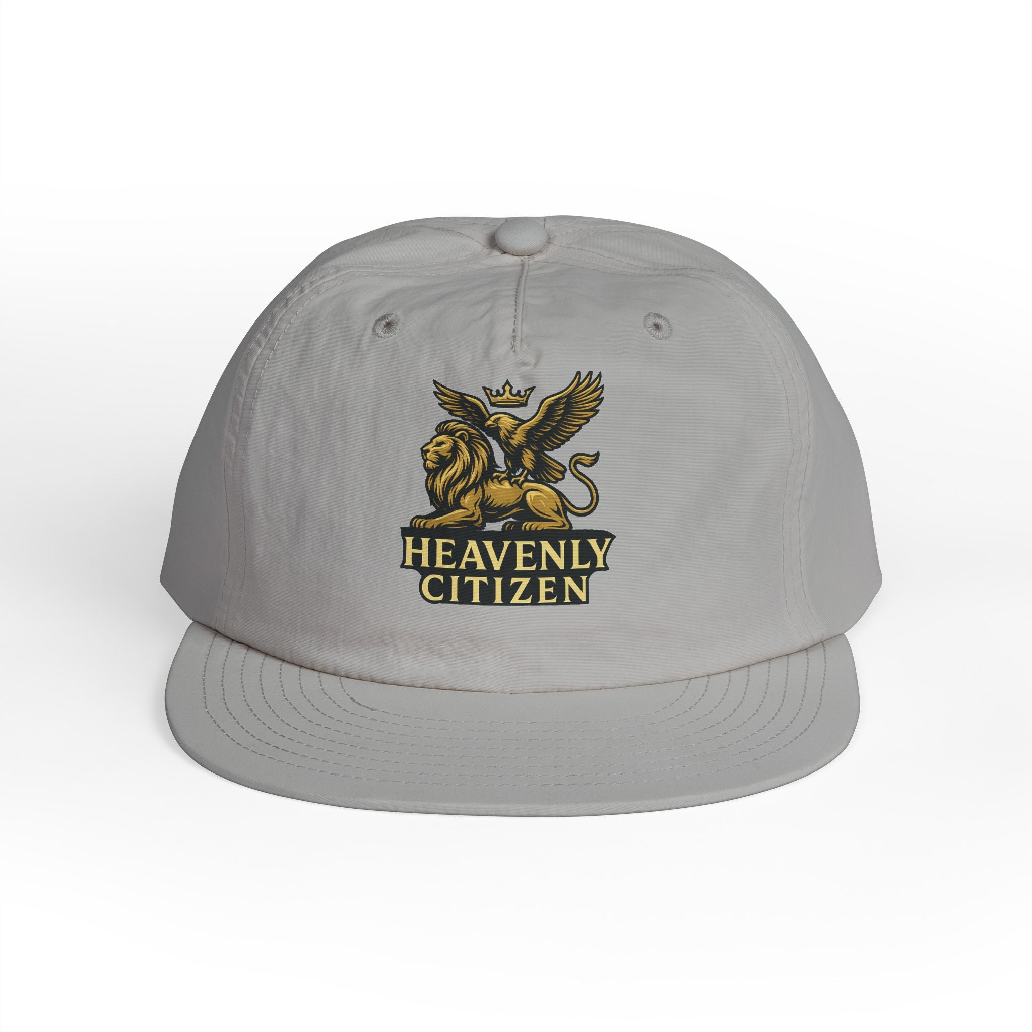Heavenly Citizen Surf Cap — Embroidered Lion & Eagle Crest Hat