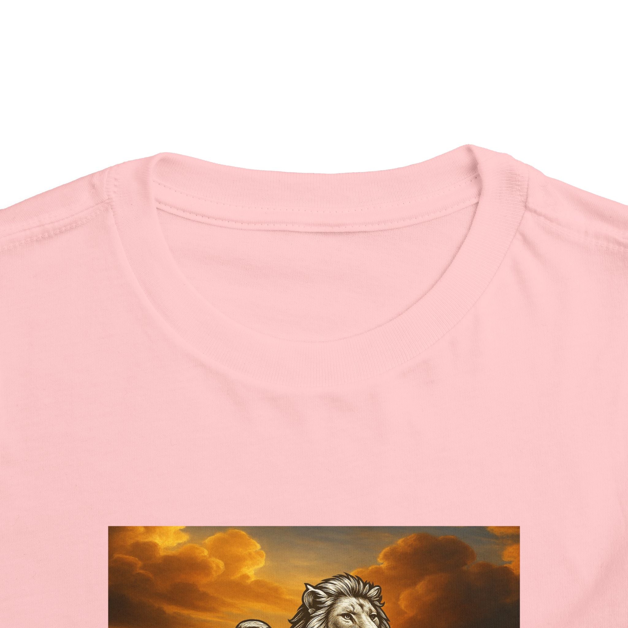 Heavenly Citizen Toddler Tee — Lion & Dove Christian Shirt (Isaiah 43:1)