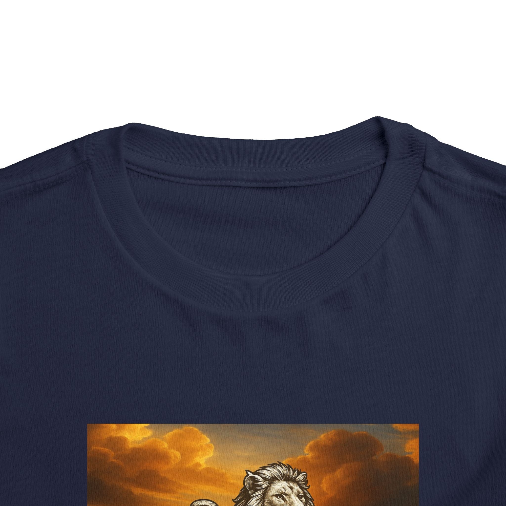 Heavenly Citizen Toddler Tee — Lion & Dove Christian Shirt (Isaiah 43:1)