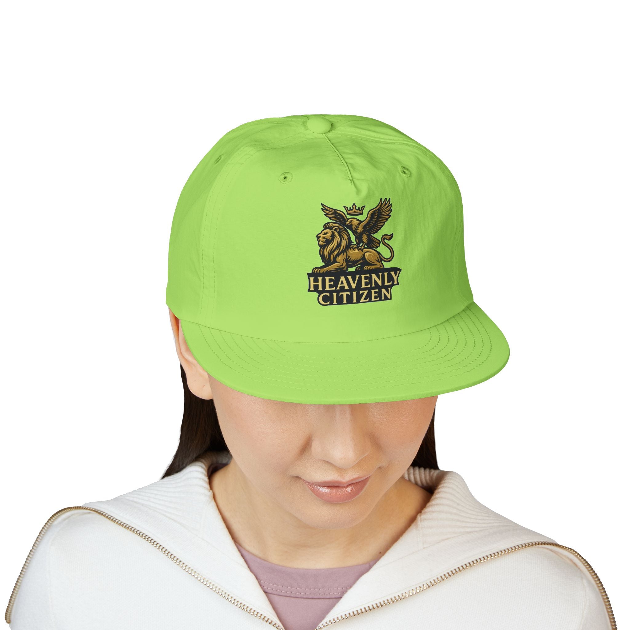 Heavenly Citizen Surf Cap — Embroidered Lion & Eagle Crest Hat