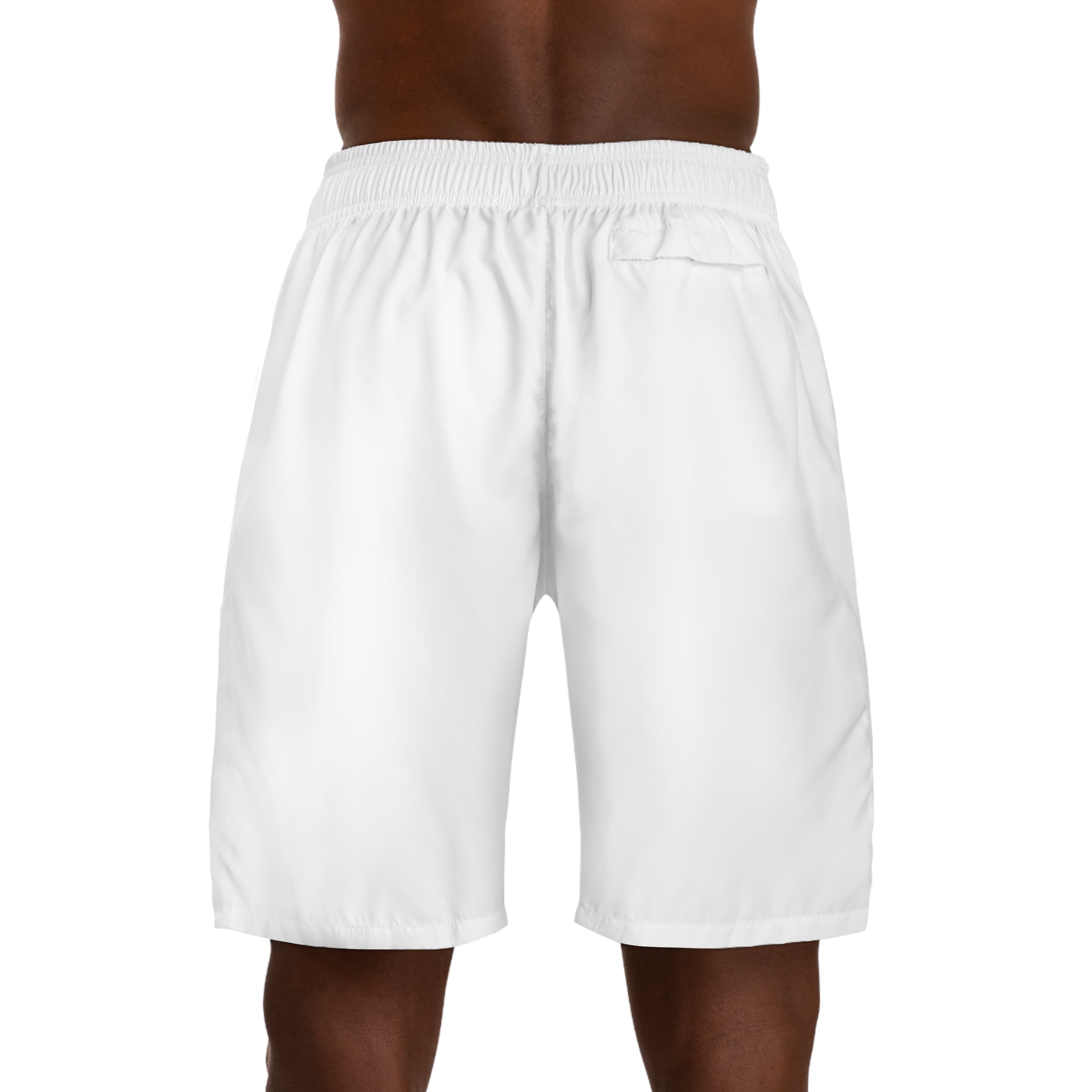 Men's Jogger Shorts — 'Heavenly Citizen' Minimal Script Athletic Shorts
