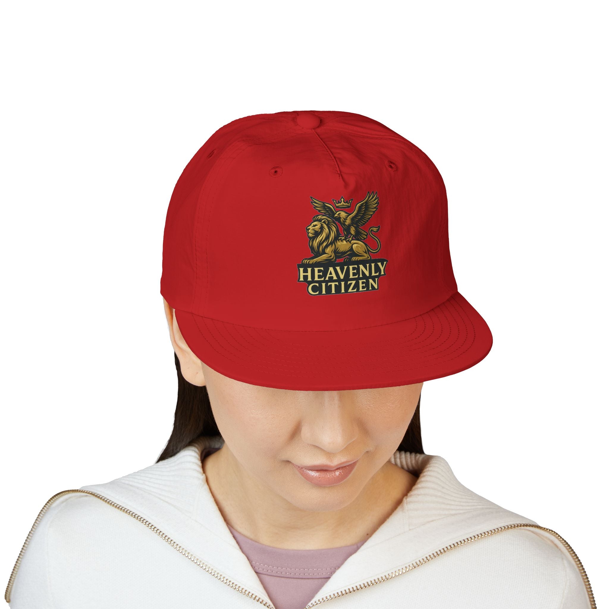 Heavenly Citizen Surf Cap — Embroidered Lion & Eagle Crest Hat