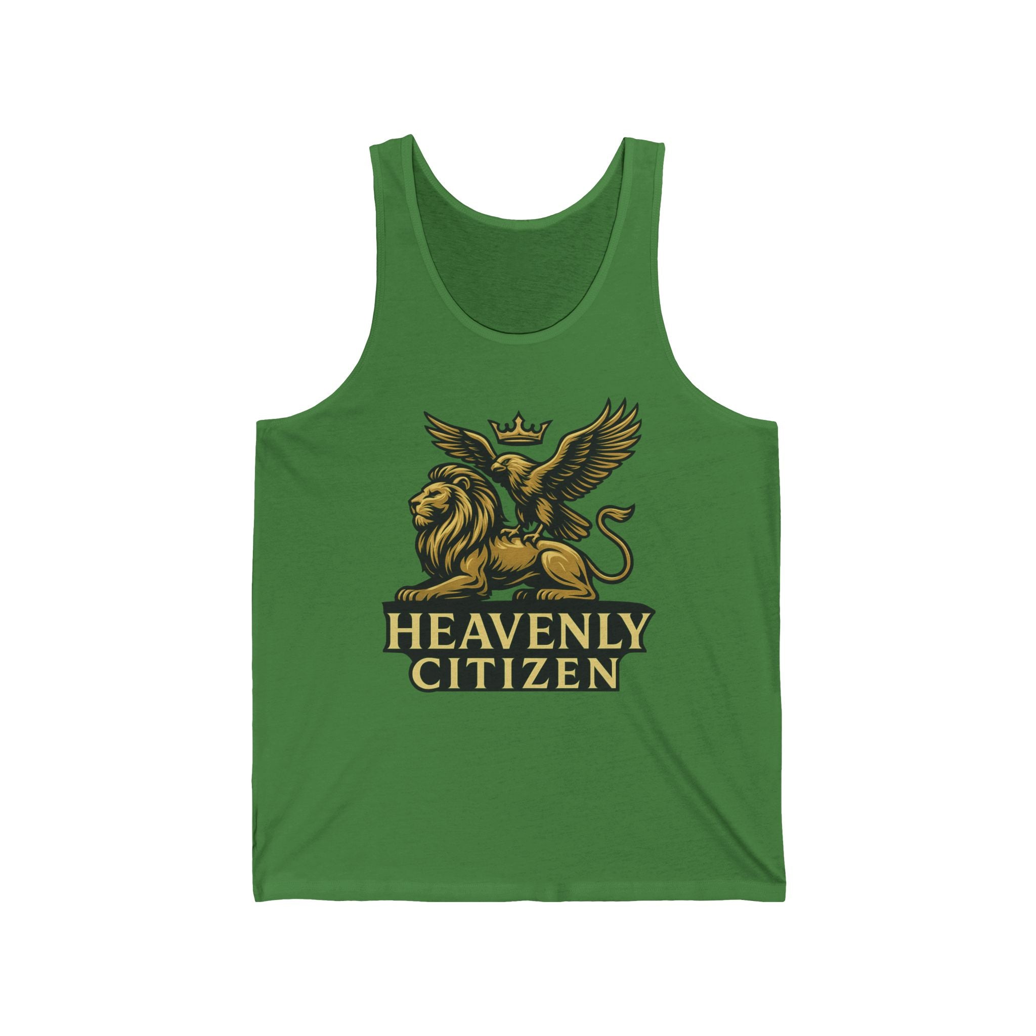 Heavenly Citizen Lion Tank Top — Religious Inspirational Graphic Tank