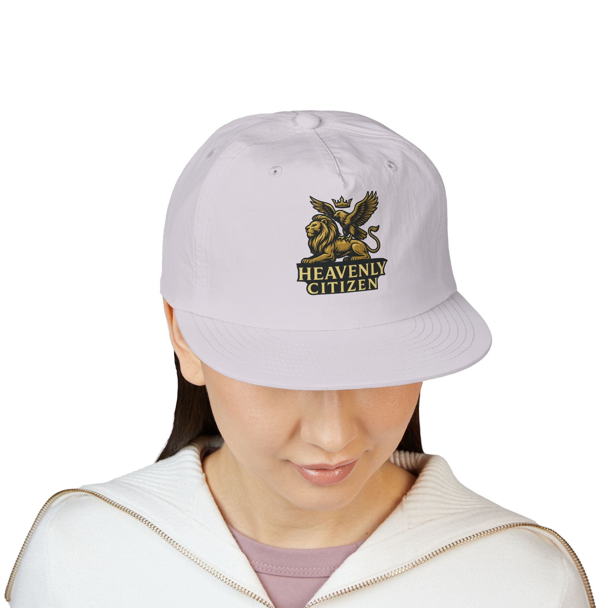 Heavenly Citizen Surf Cap — Embroidered Lion & Eagle Crest Hat