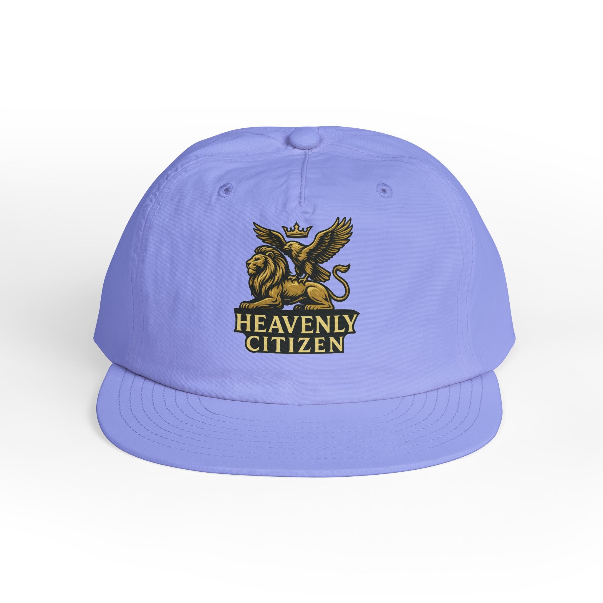 Heavenly Citizen Surf Cap — Embroidered Lion & Eagle Crest Hat