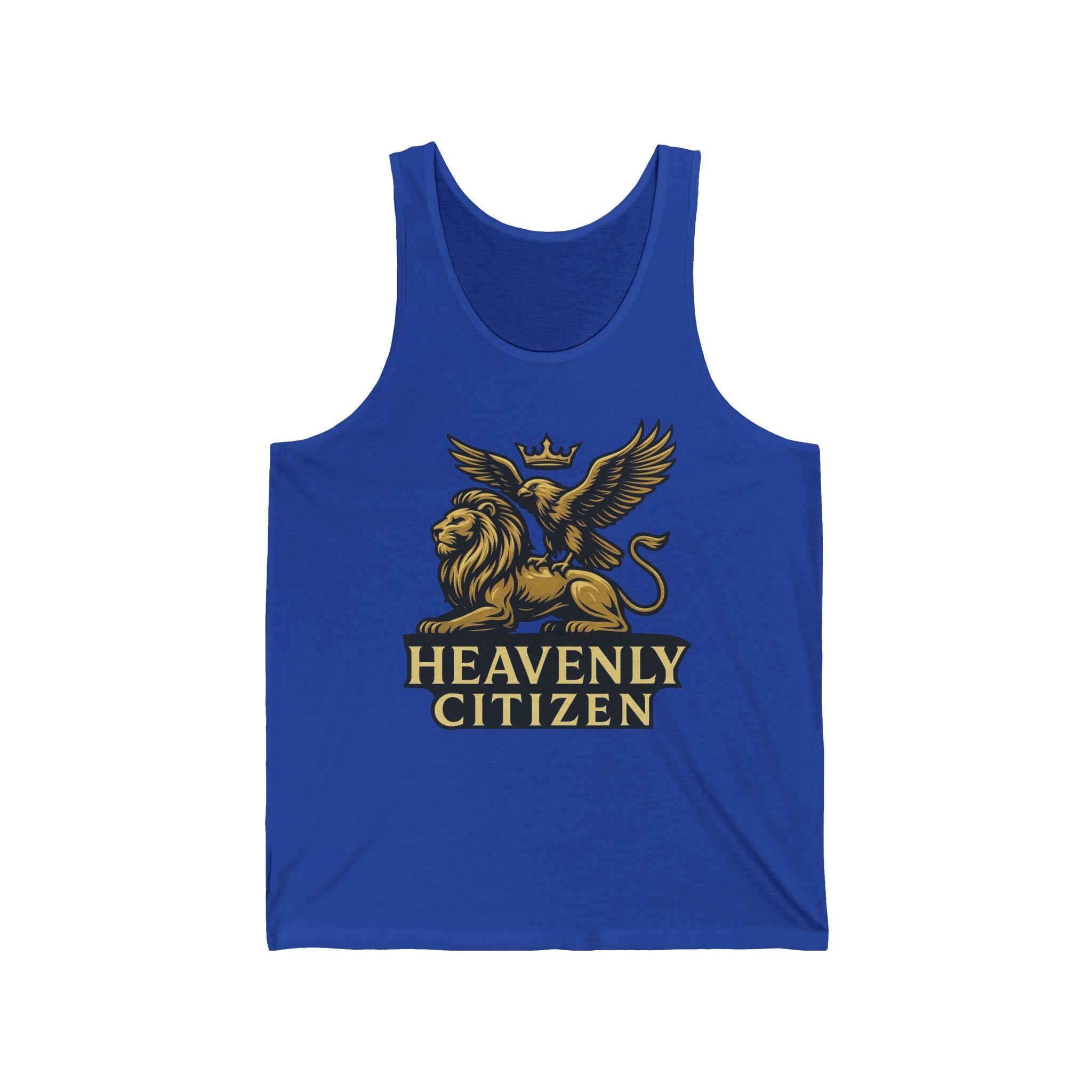 Heavenly Citizen Lion Tank Top — Religious Inspirational Graphic Tank