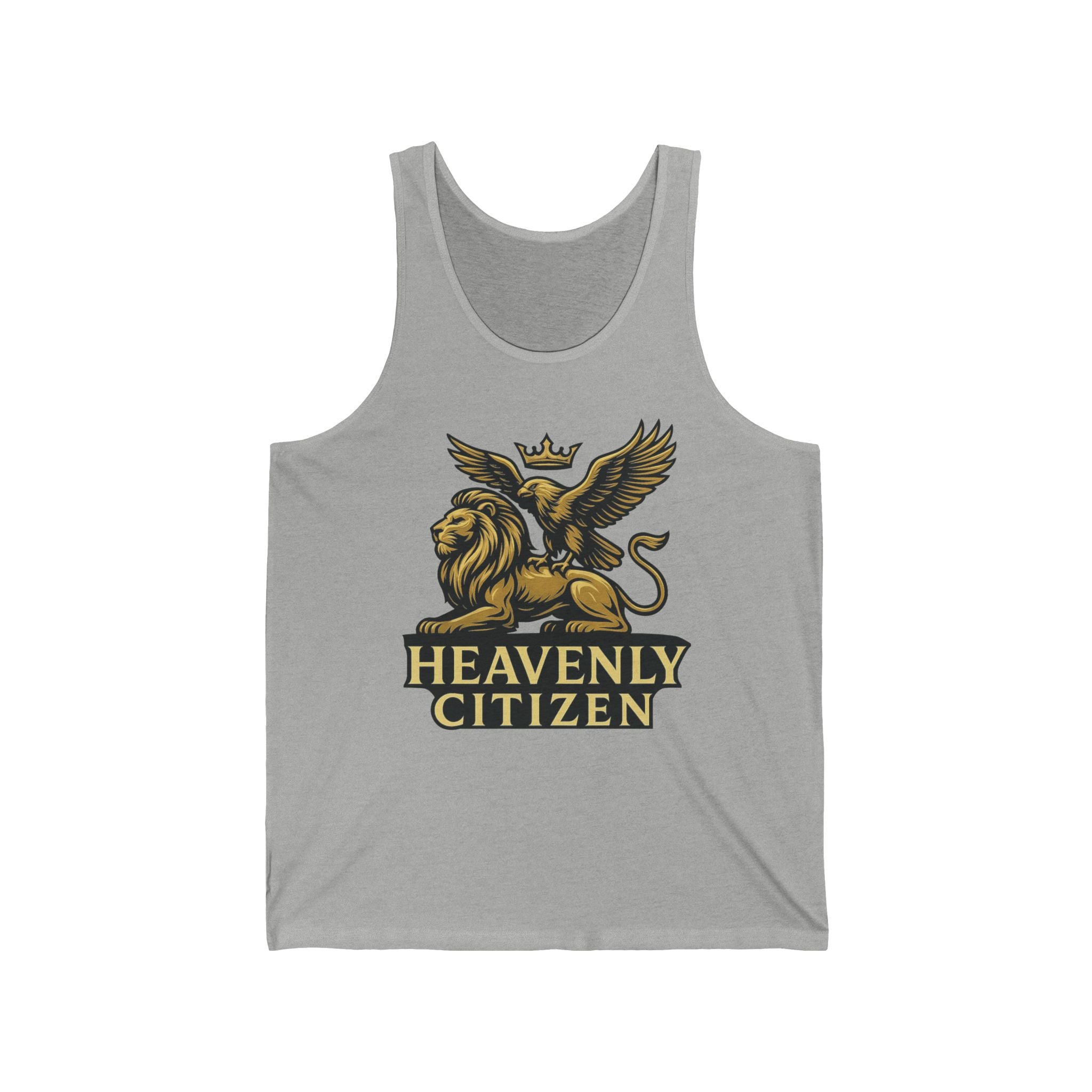 Heavenly Citizen Lion Tank Top — Religious Inspirational Graphic Tank