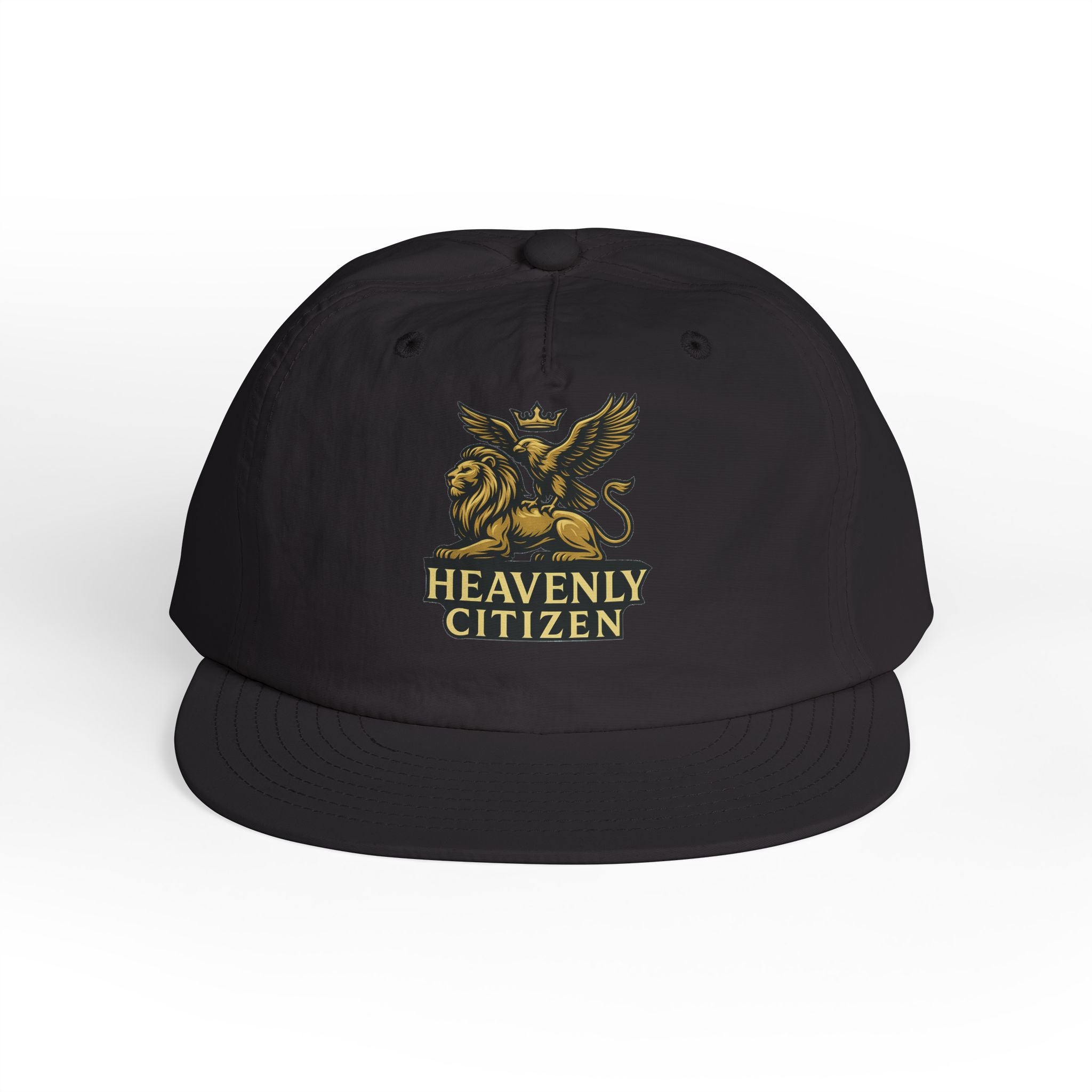 Heavenly Citizen Surf Cap — Embroidered Lion & Eagle Crest Hat