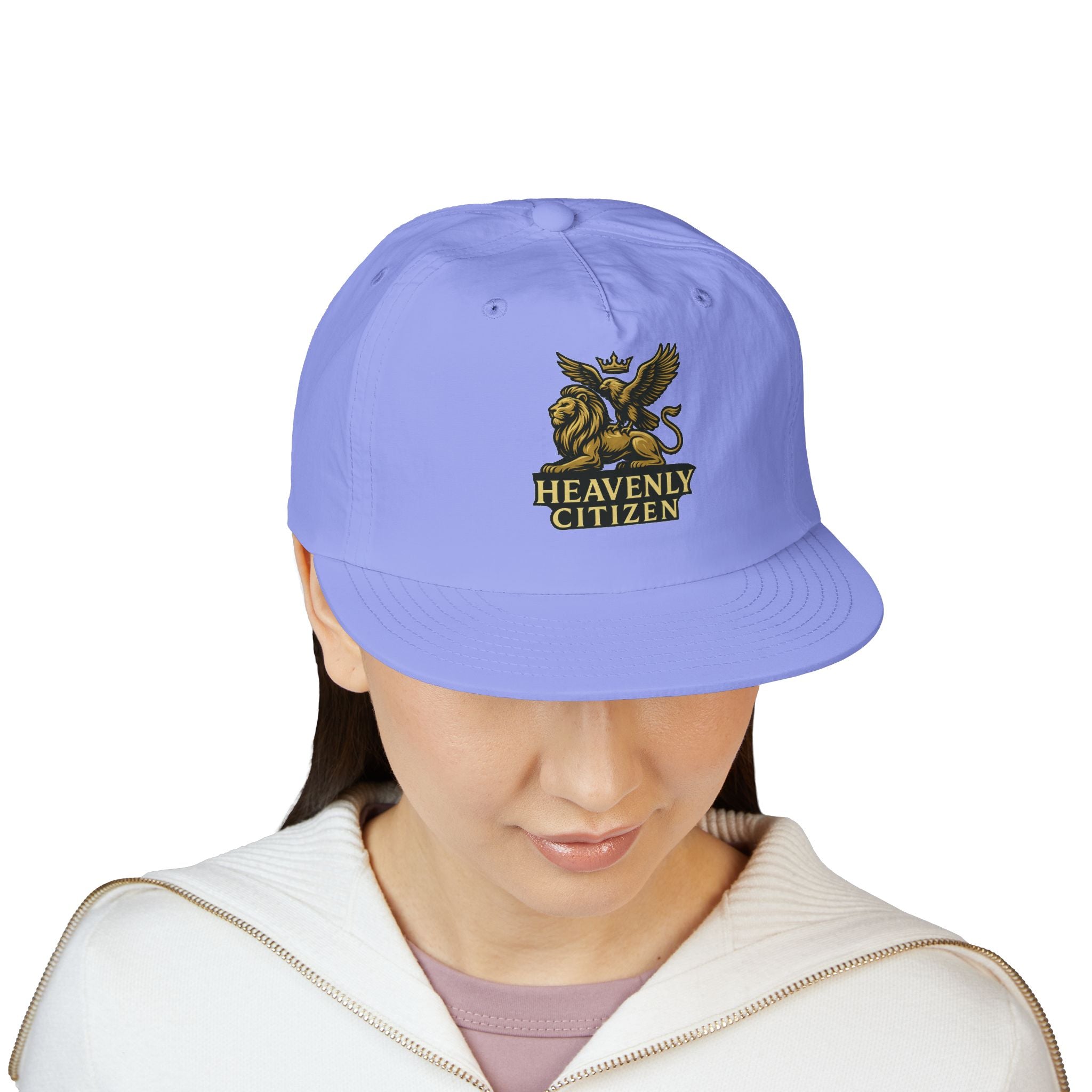 Heavenly Citizen Surf Cap — Embroidered Lion & Eagle Crest Hat