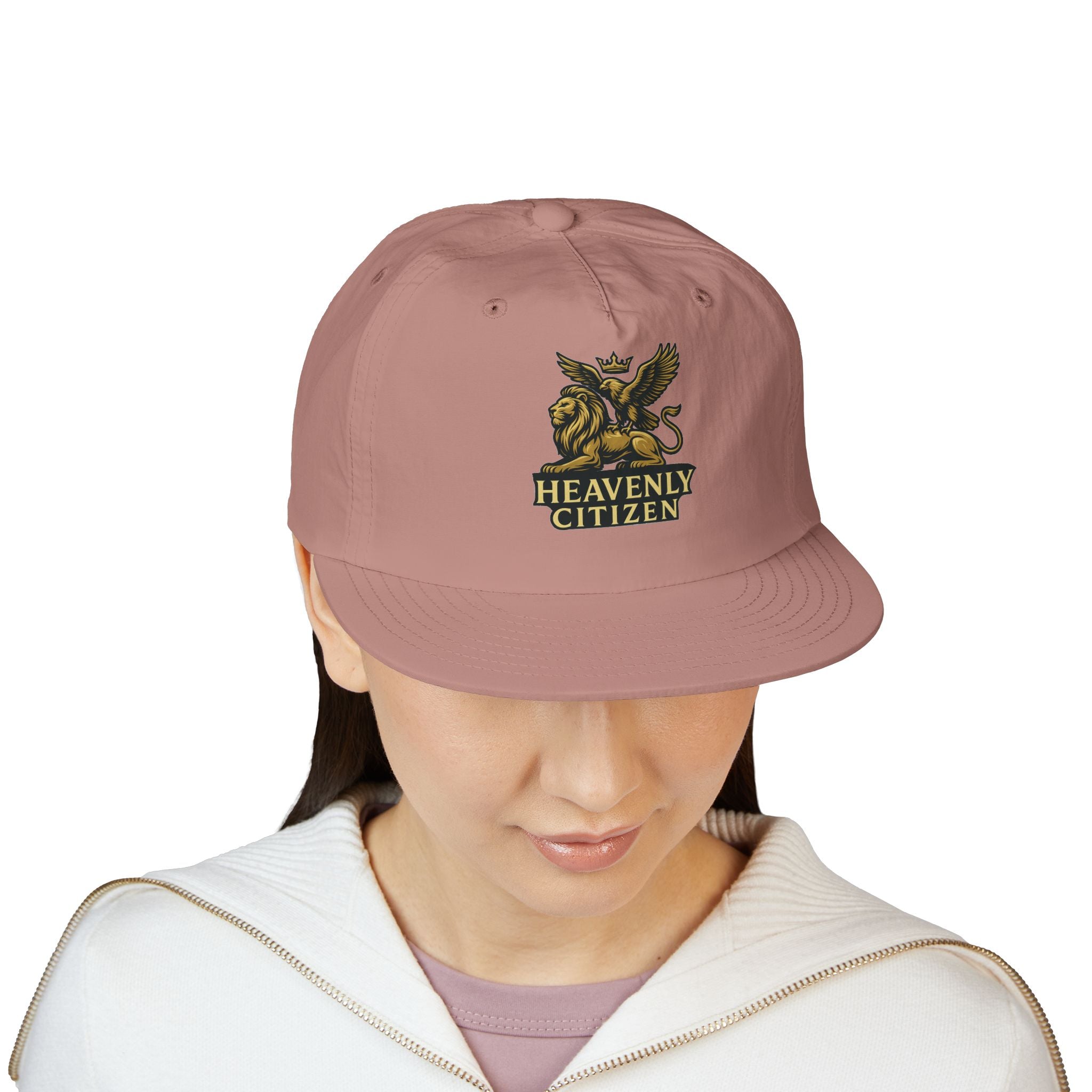 Heavenly Citizen Surf Cap — Embroidered Lion & Eagle Crest Hat