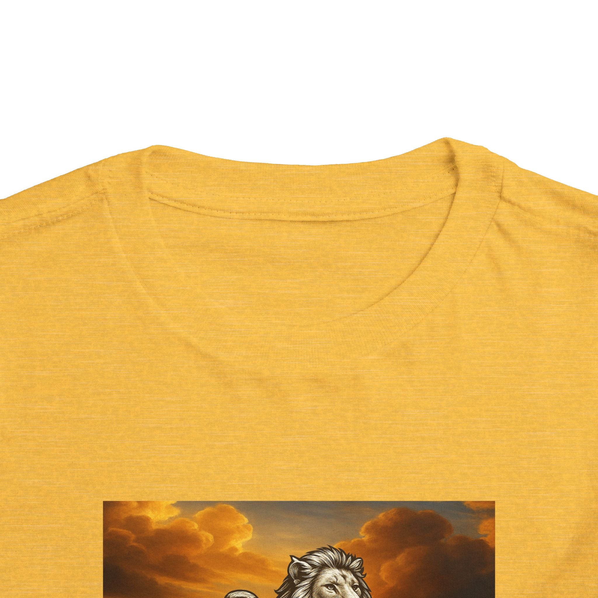 Heavenly Citizen Toddler Tee — Lion & Dove Christian Shirt (Isaiah 43:1)