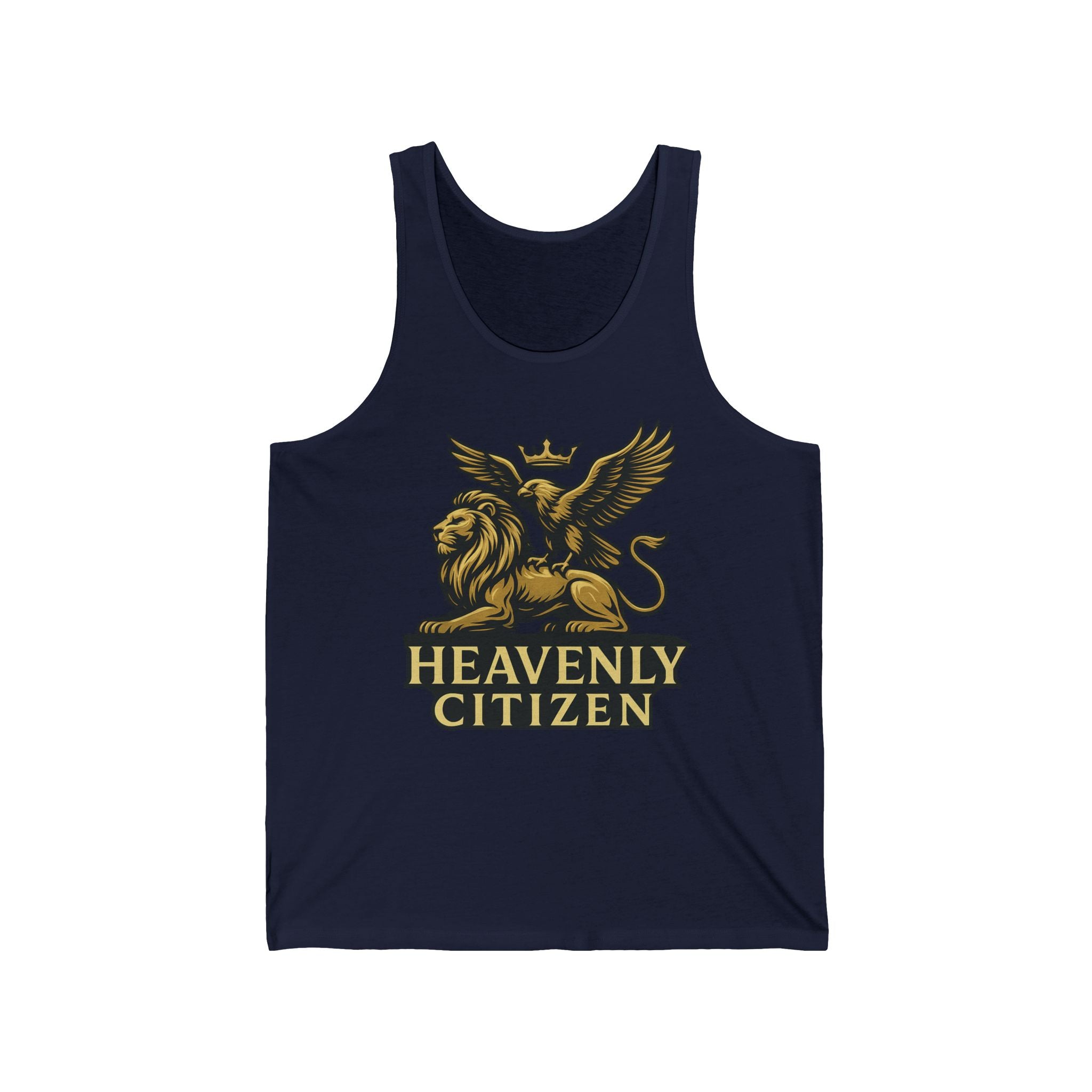 Heavenly Citizen Lion Tank Top — Religious Inspirational Graphic Tank