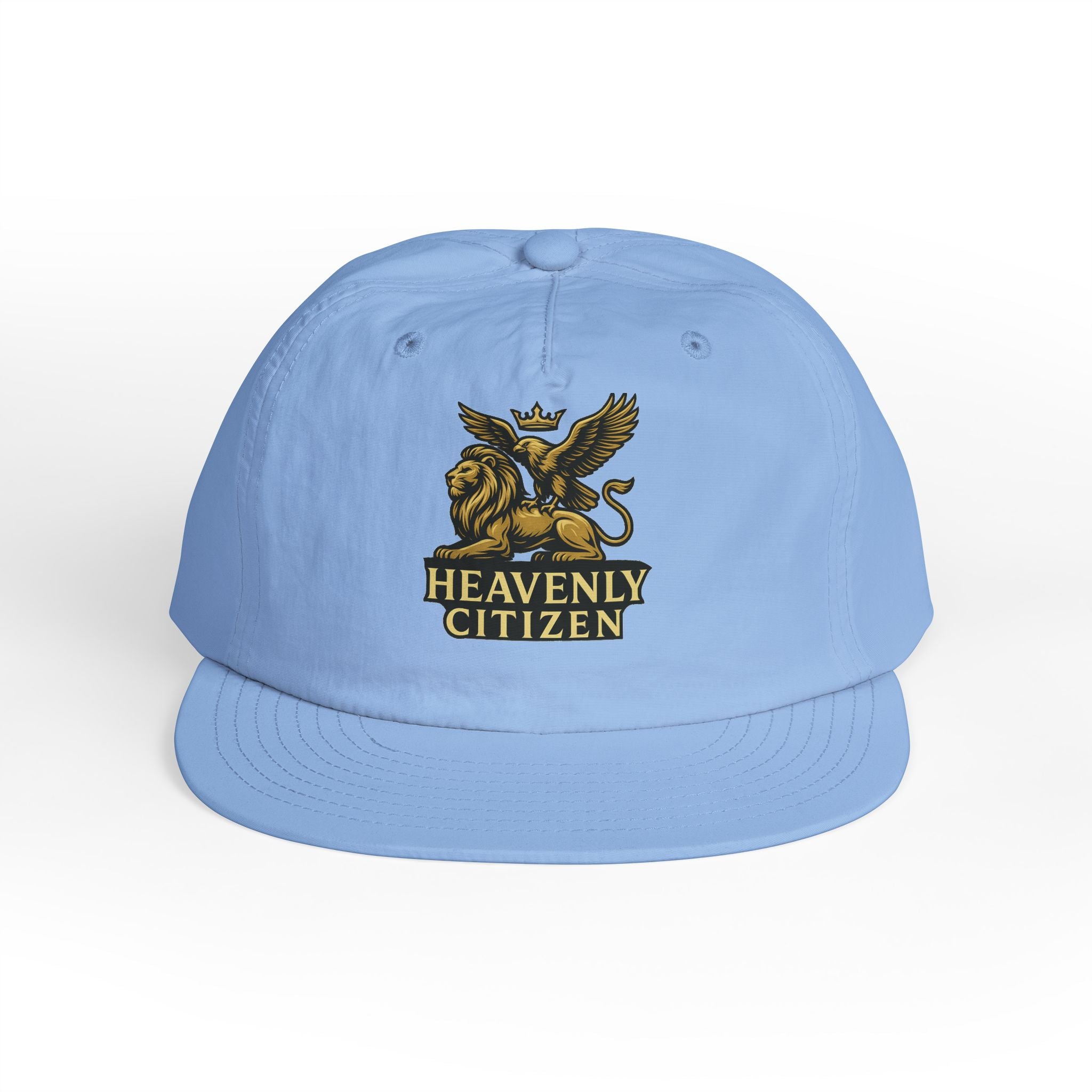 Heavenly Citizen Surf Cap — Embroidered Lion & Eagle Crest Hat