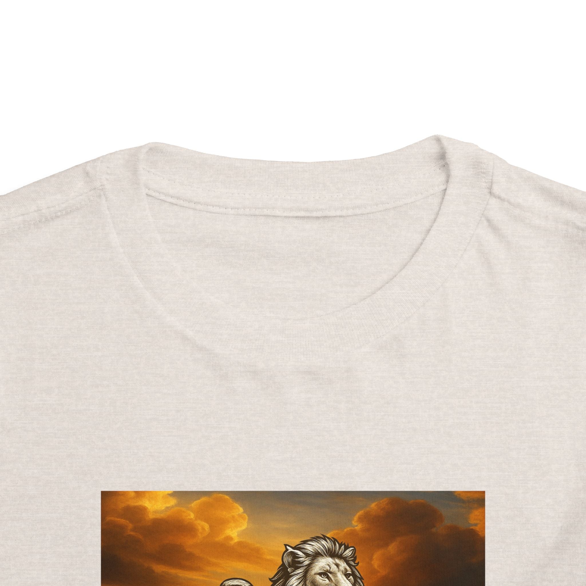 Heavenly Citizen Toddler Tee — Lion & Dove Christian Shirt (Isaiah 43:1)