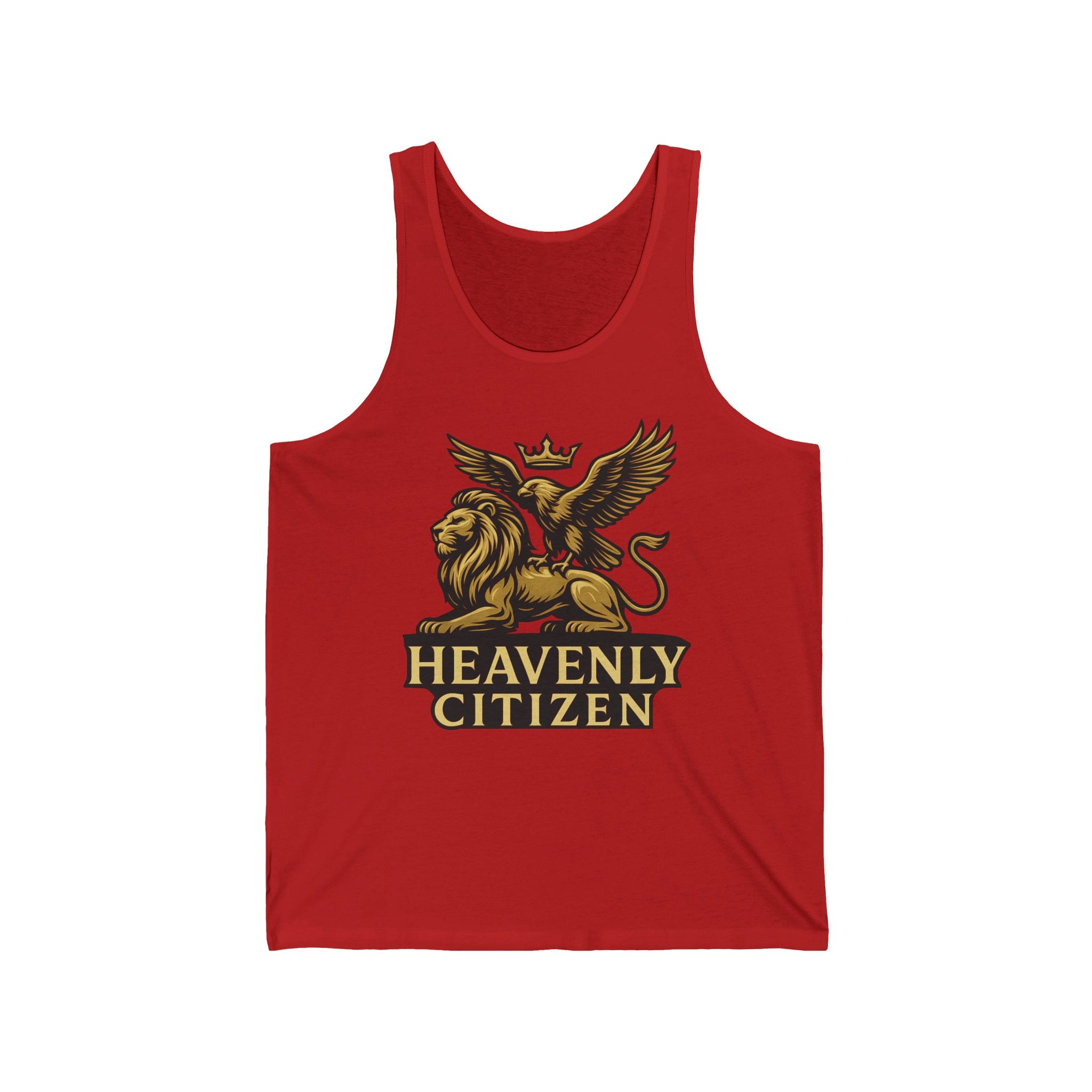 Heavenly Citizen Lion Tank Top — Religious Inspirational Graphic Tank