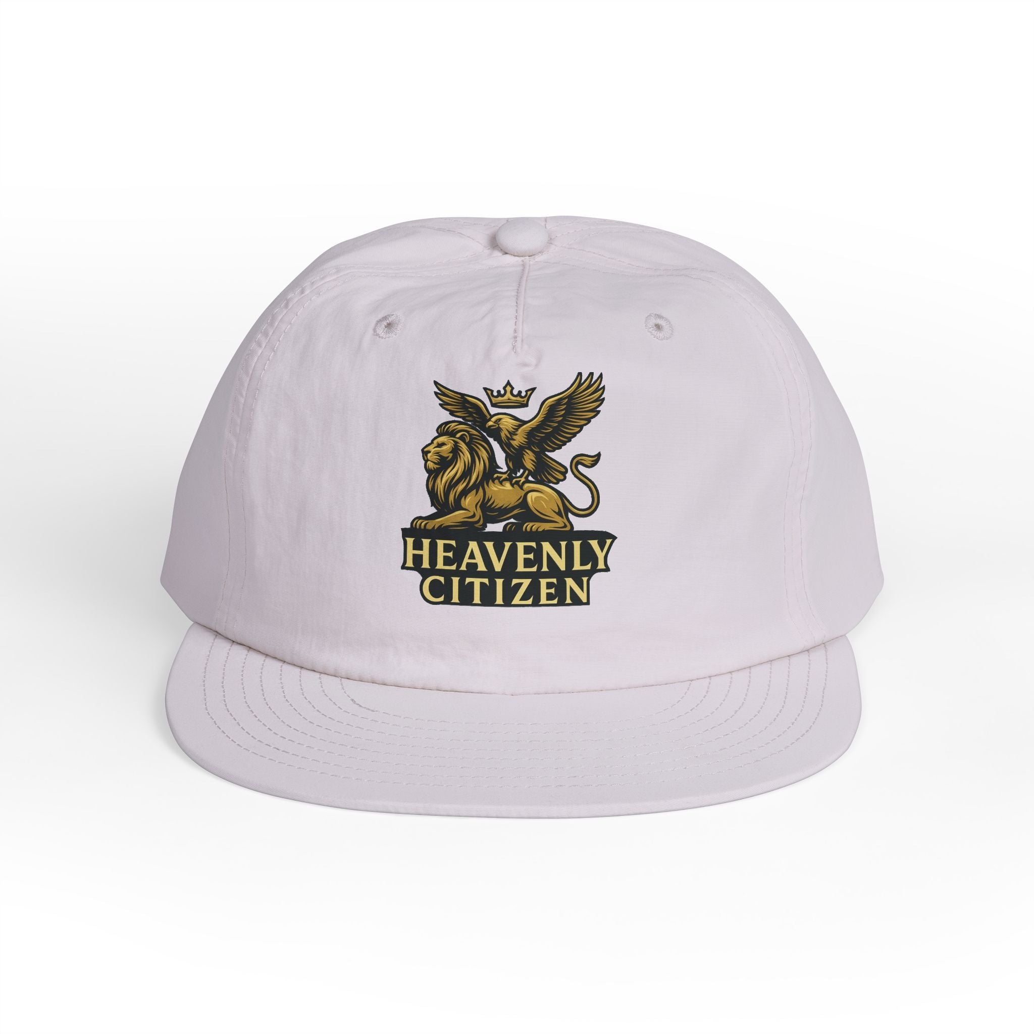 Heavenly Citizen Surf Cap — Embroidered Lion & Eagle Crest Hat