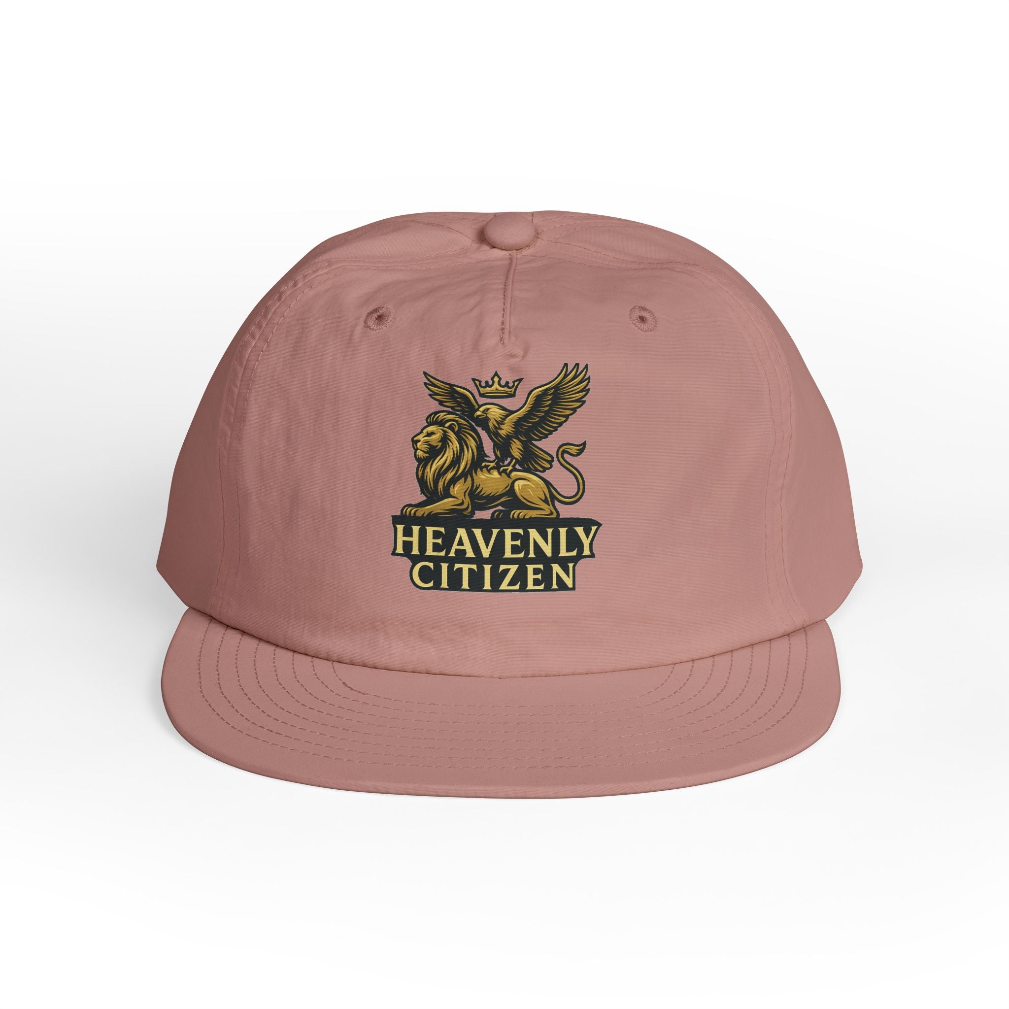 Heavenly Citizen Surf Cap — Embroidered Lion & Eagle Crest Hat