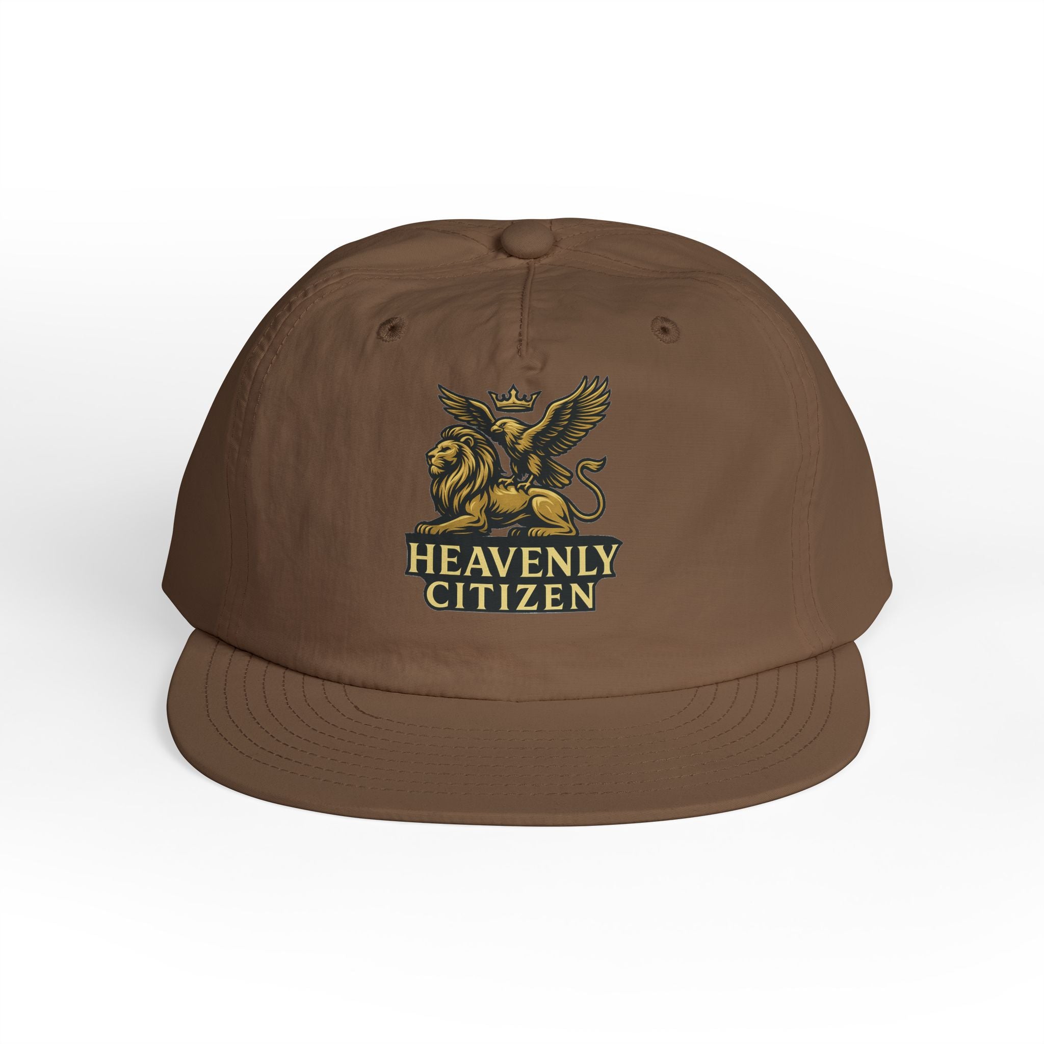 Heavenly Citizen Surf Cap — Embroidered Lion & Eagle Crest Hat