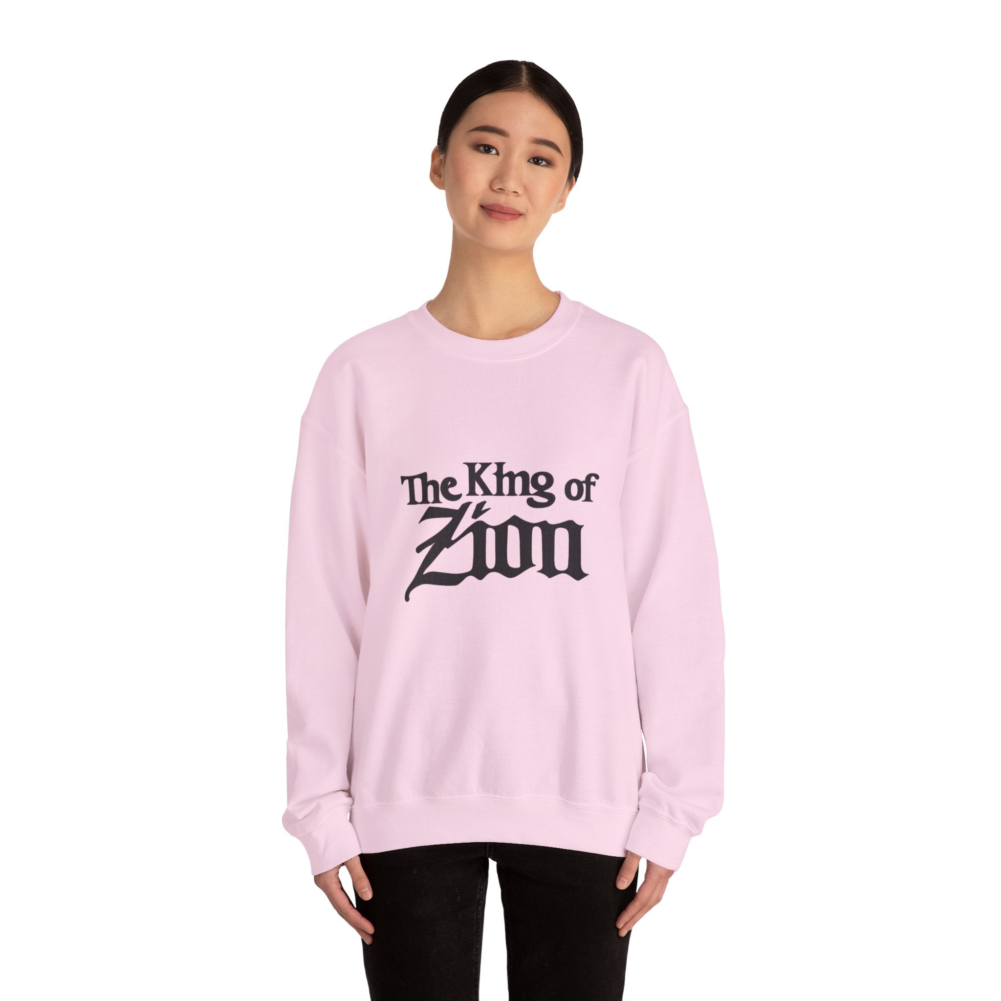 The King of Zion Sweatshirt — "I Belong to a Higher Kingdom" Christian Crewneck (Colossians 1:13)