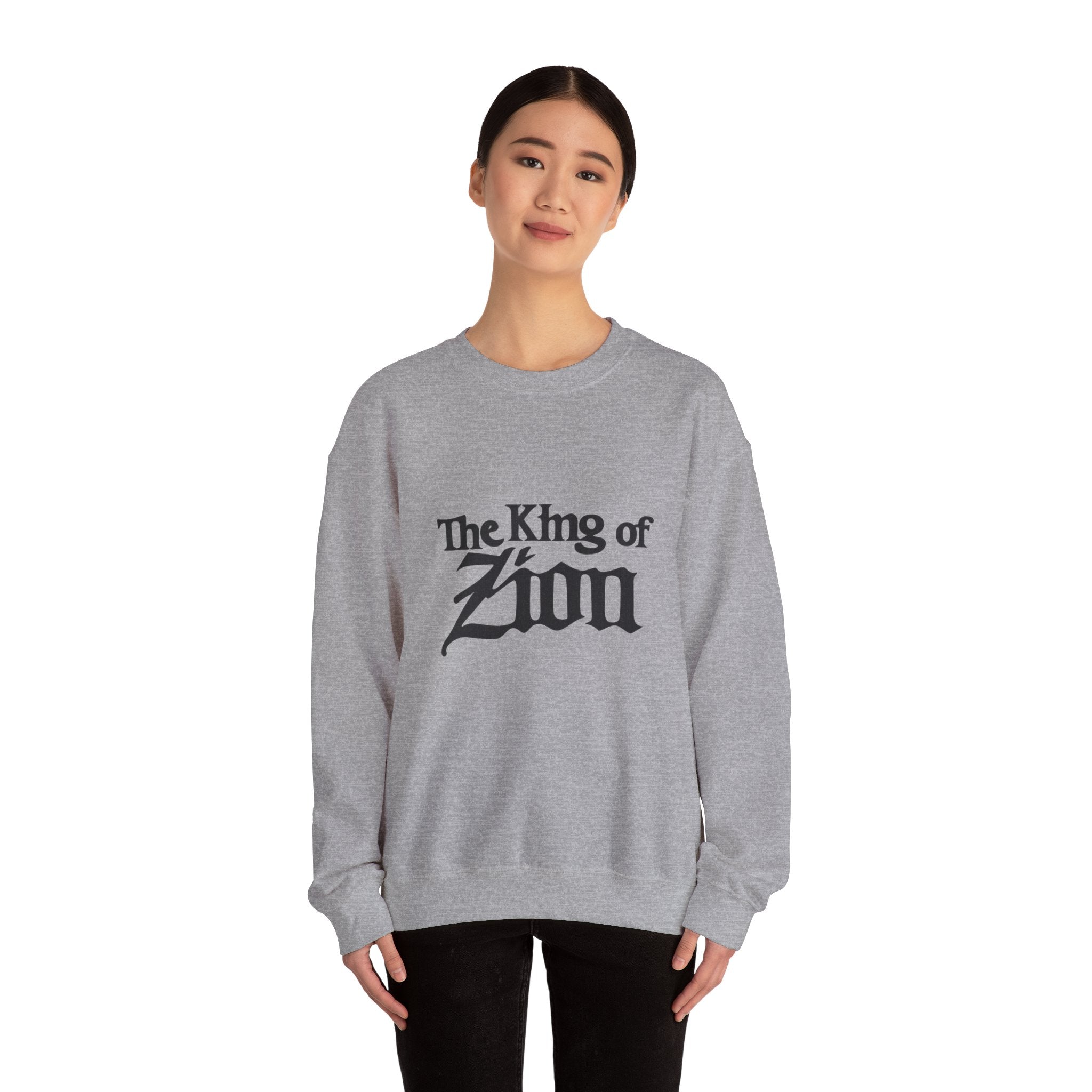 The King of Zion Sweatshirt — "I Belong to a Higher Kingdom" Christian Crewneck (Colossians 1:13)