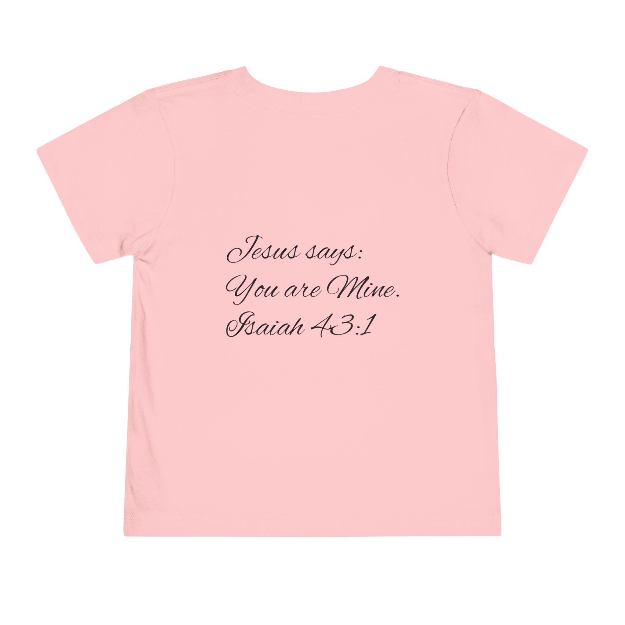 Heavenly Citizen Toddler Tee — Lion & Dove Christian Shirt (Isaiah 43:1)