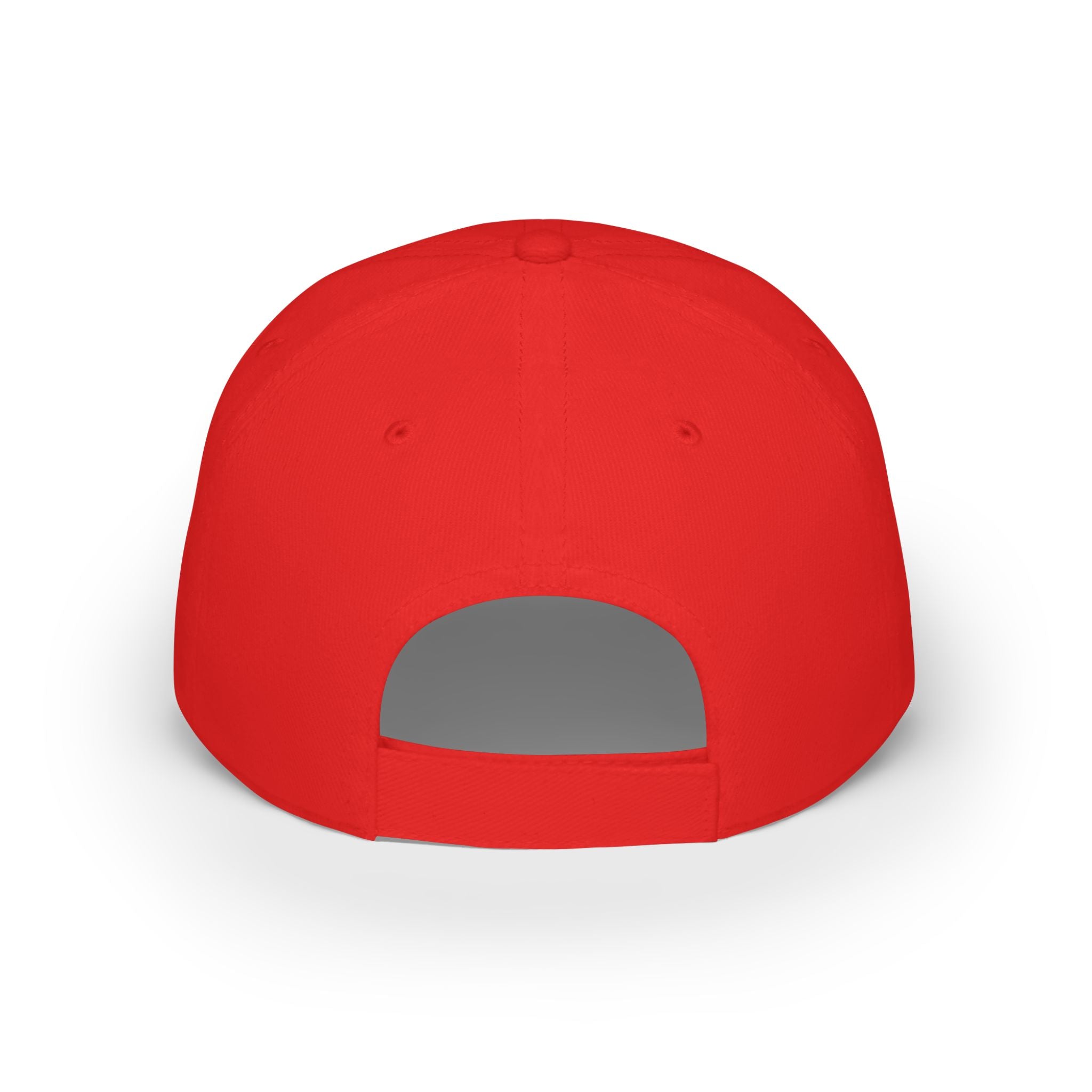 Heavenly Citizen Red Baseball Cap — Gold Griffin Crest Low-Profile Hat