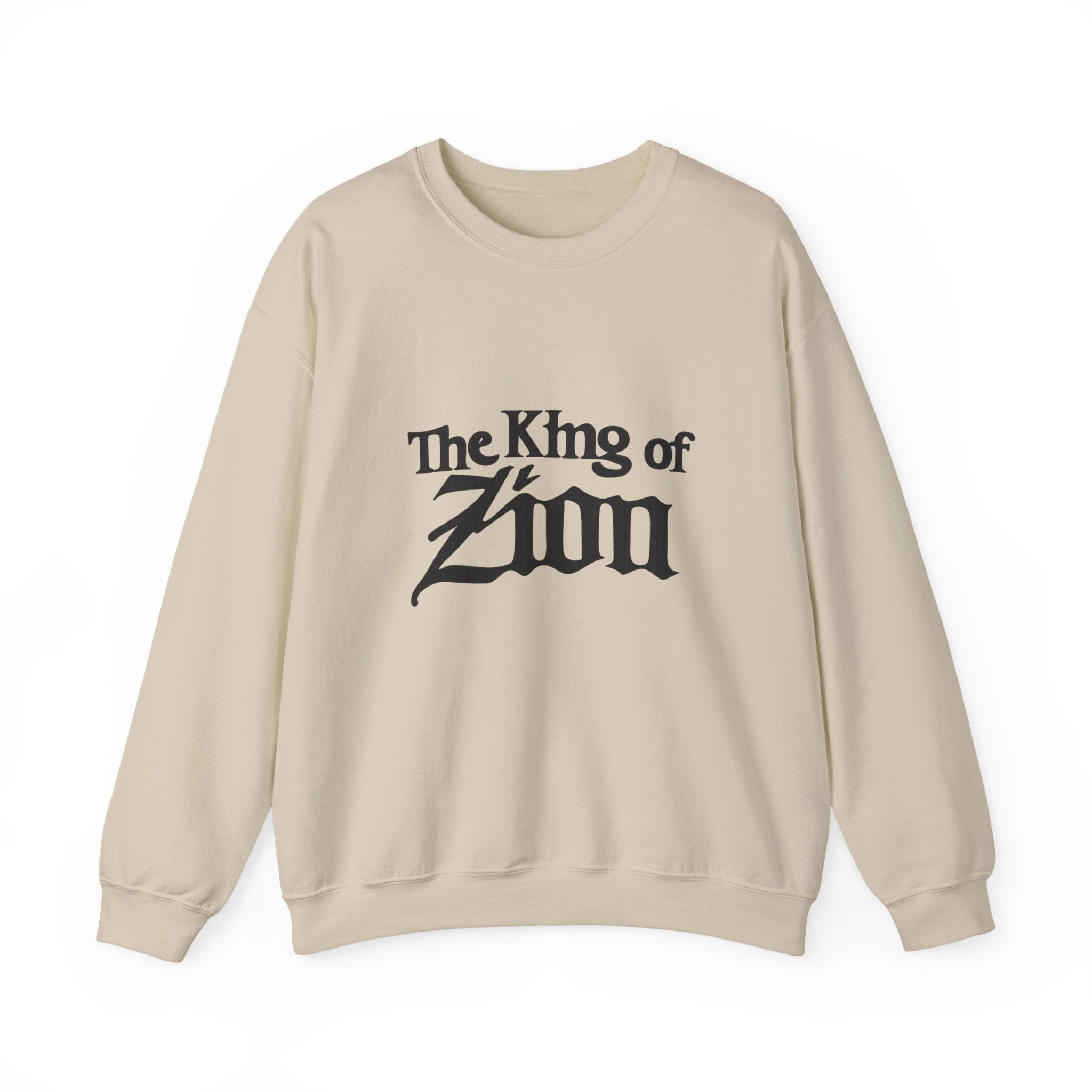 The King of Zion Sweatshirt — "I Belong to a Higher Kingdom" Christian Crewneck (Colossians 1:13)