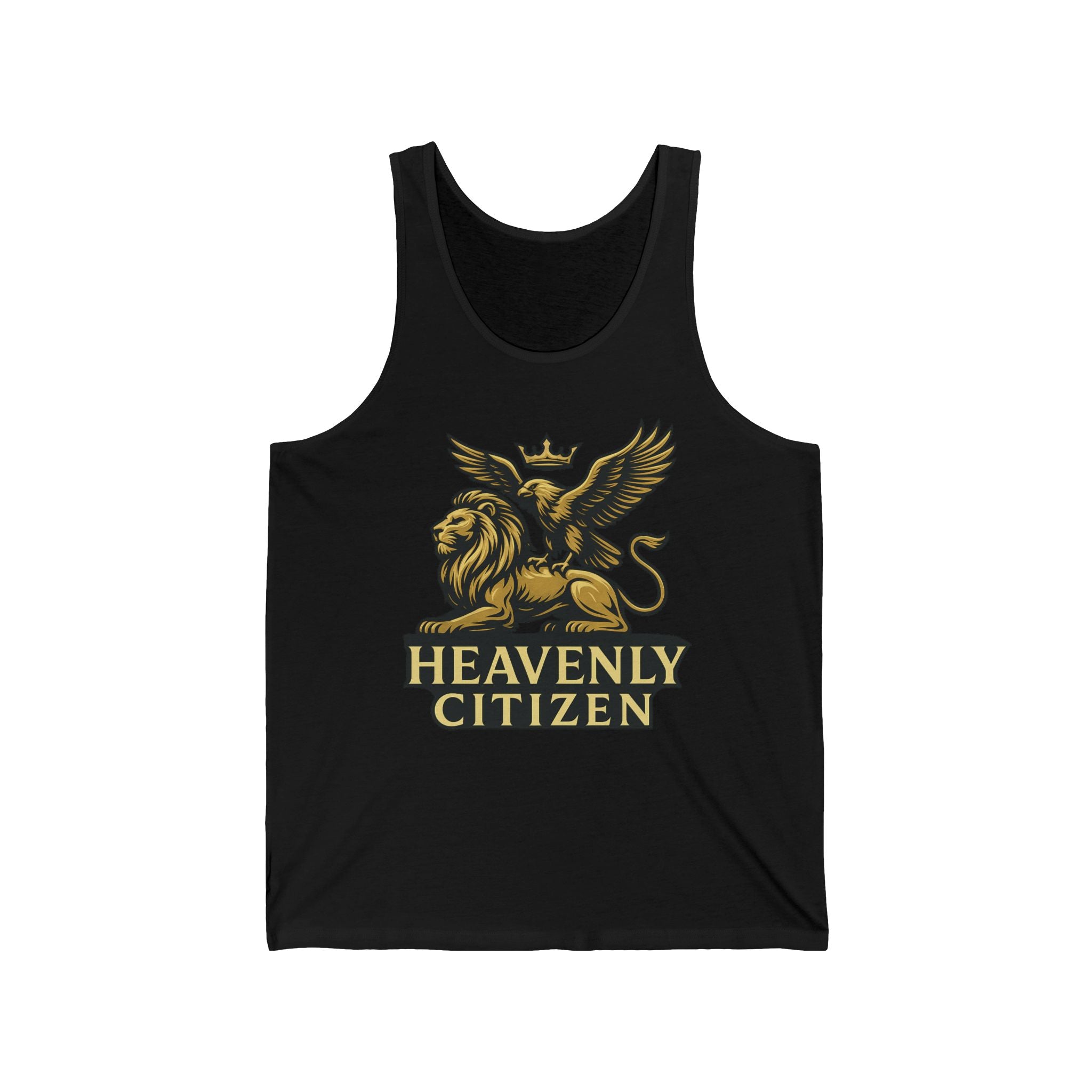 Heavenly Citizen Lion Tank Top — Religious Inspirational Graphic Tank