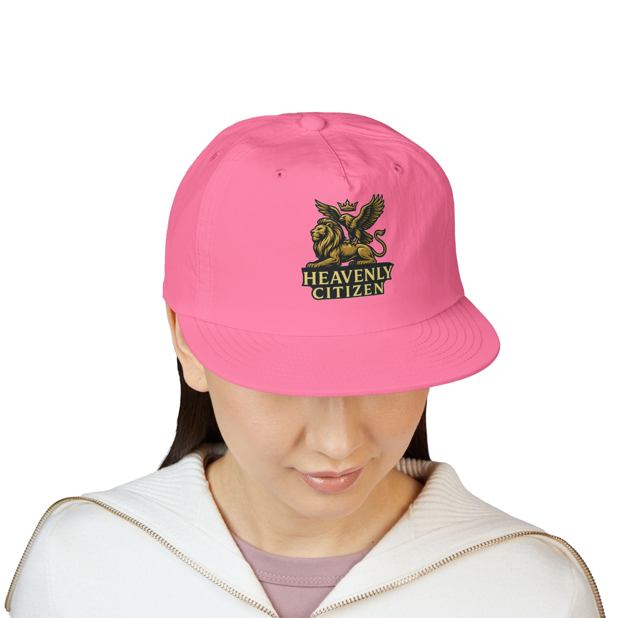 Heavenly Citizen Surf Cap — Embroidered Lion & Eagle Crest Hat