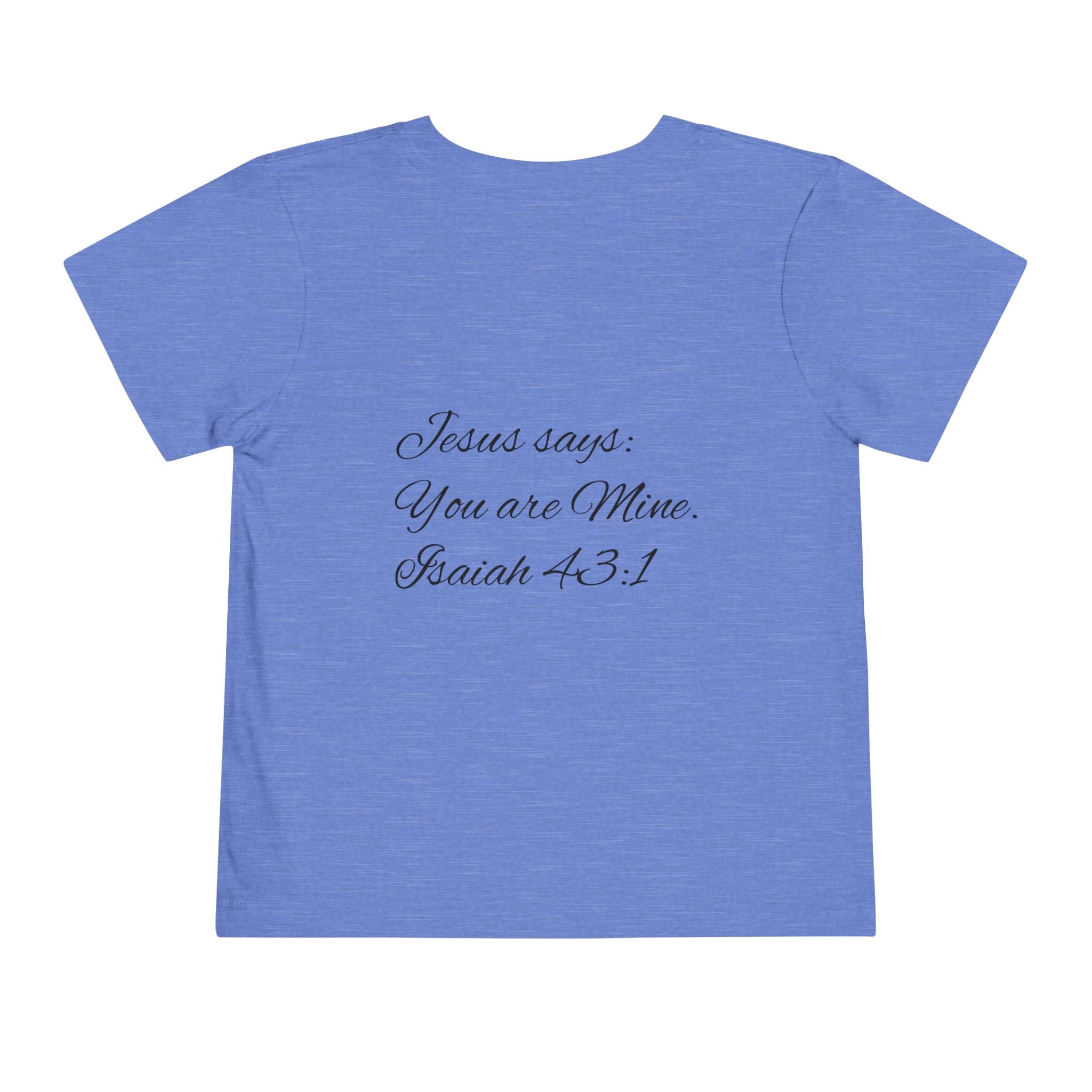 Heavenly Citizen Toddler Tee — Lion & Dove Christian Shirt (Isaiah 43:1)