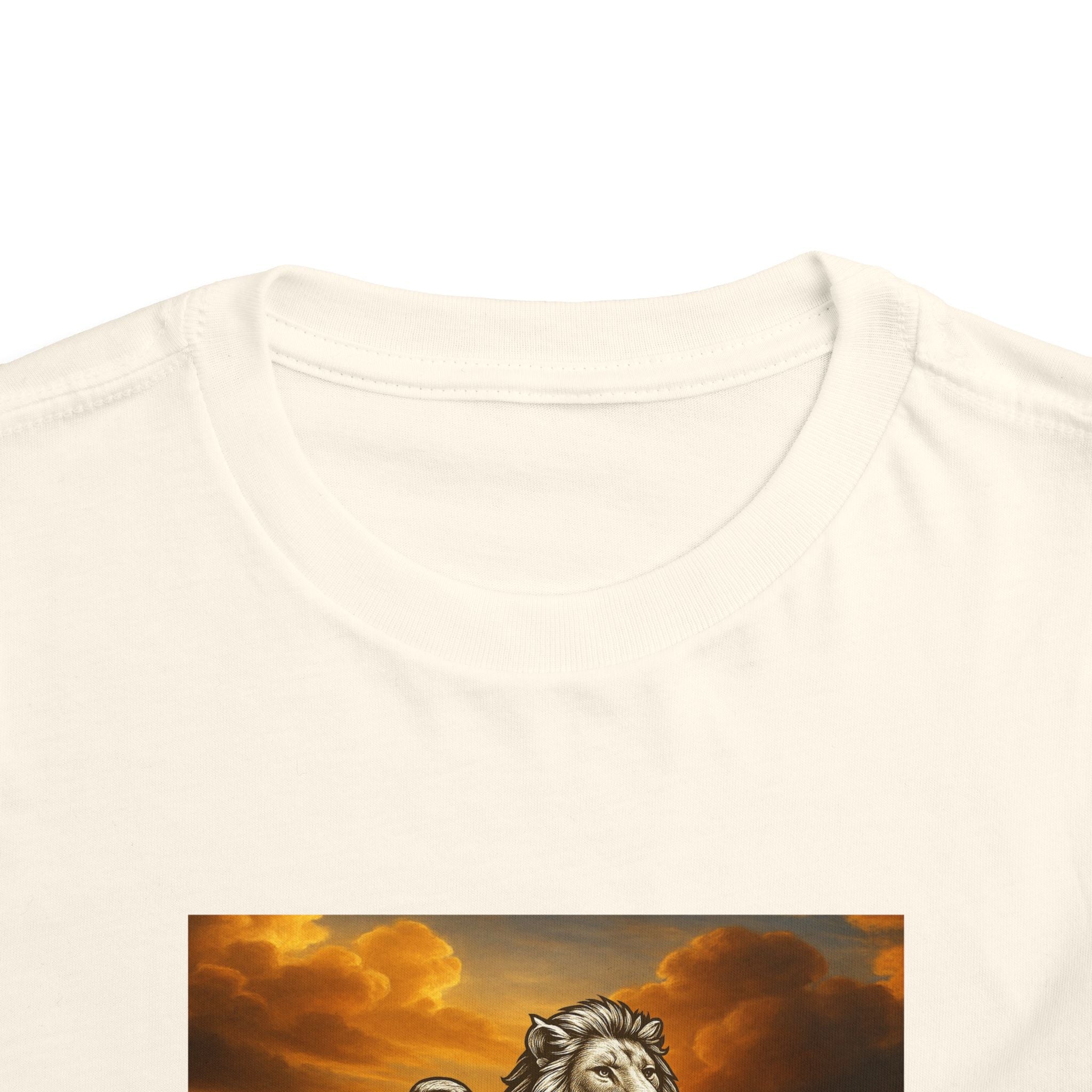 Heavenly Citizen Toddler Tee — Lion & Dove Christian Shirt (Isaiah 43:1)
