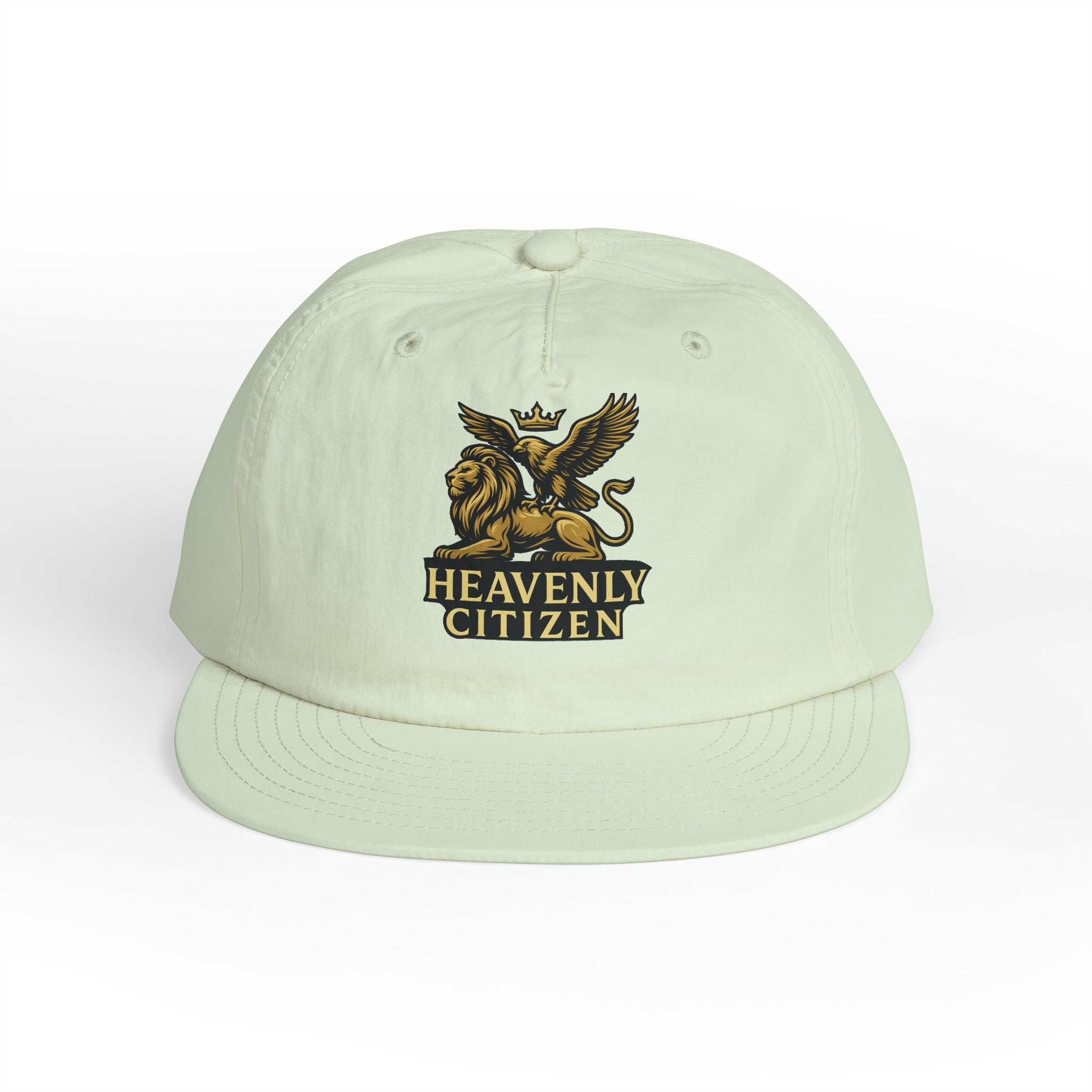 Heavenly Citizen Surf Cap — Embroidered Lion & Eagle Crest Hat