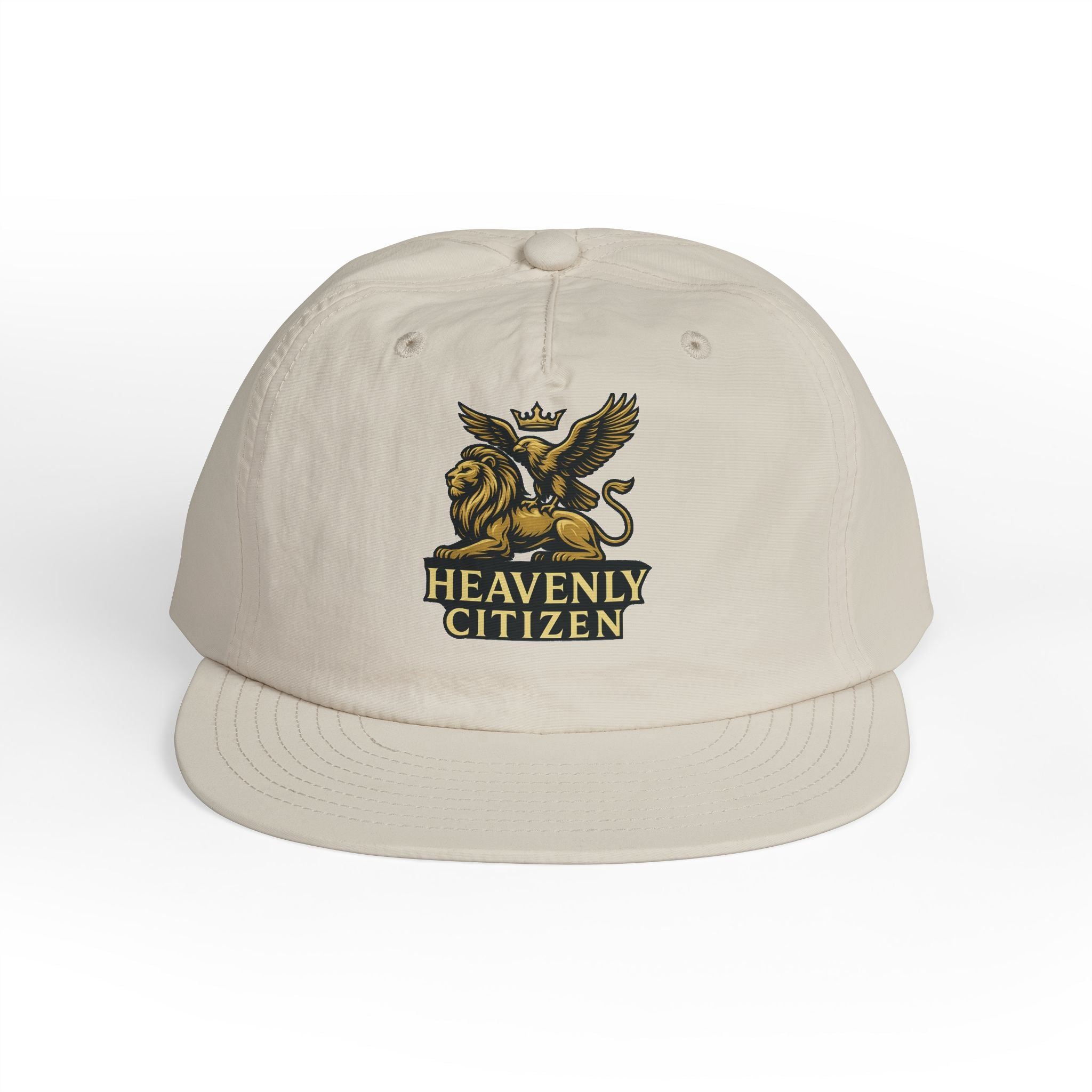 Heavenly Citizen Surf Cap — Embroidered Lion & Eagle Crest Hat
