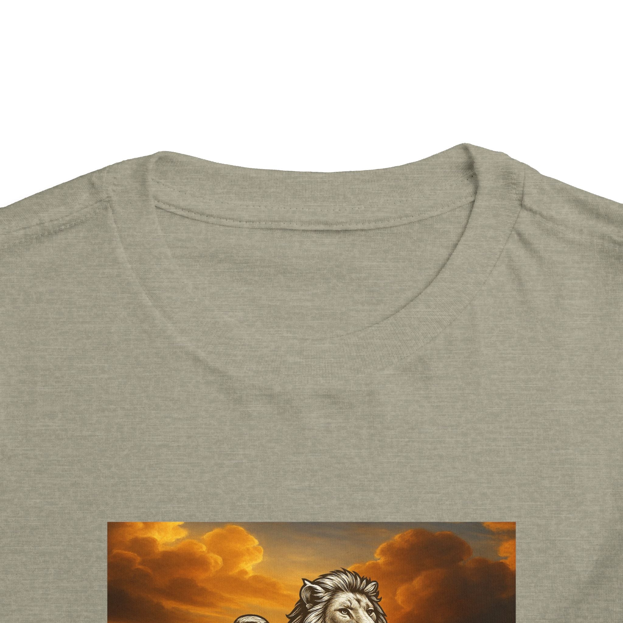 Heavenly Citizen Toddler Tee — Lion & Dove Christian Shirt (Isaiah 43:1)
