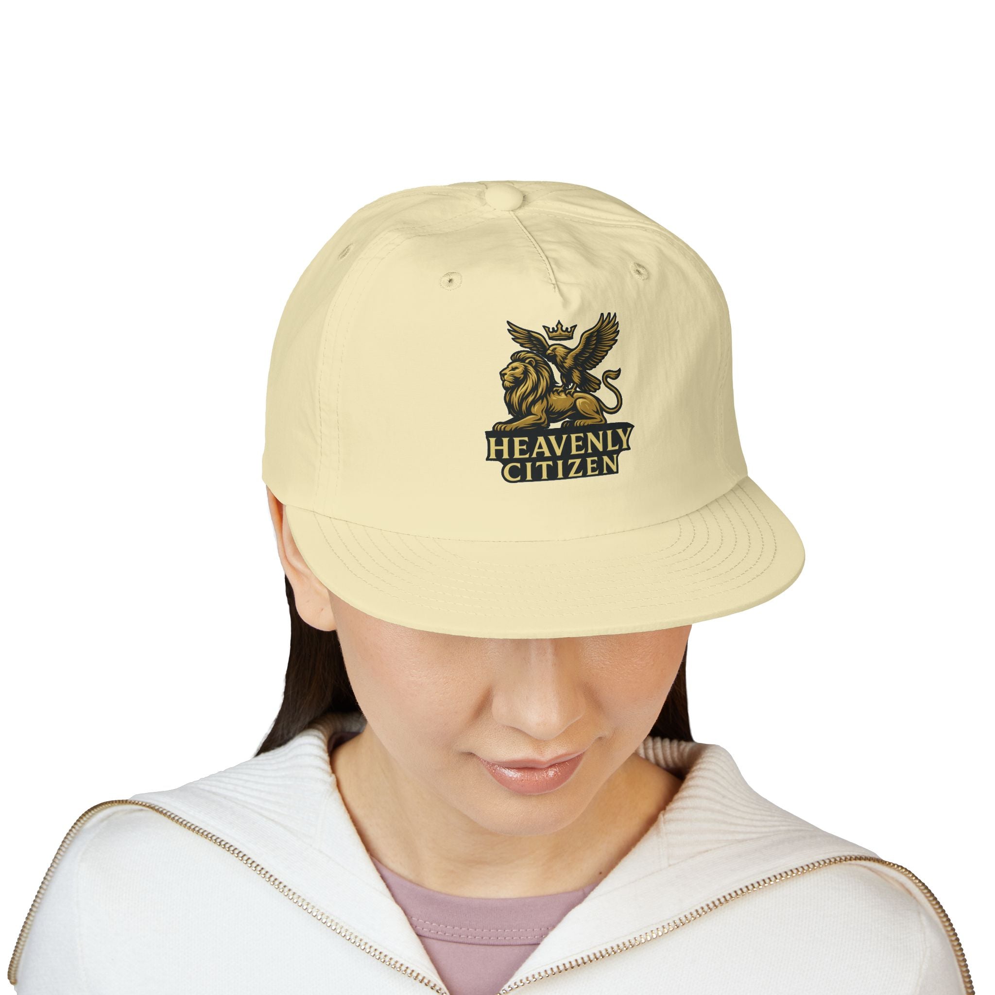 Heavenly Citizen Surf Cap — Embroidered Lion & Eagle Crest Hat