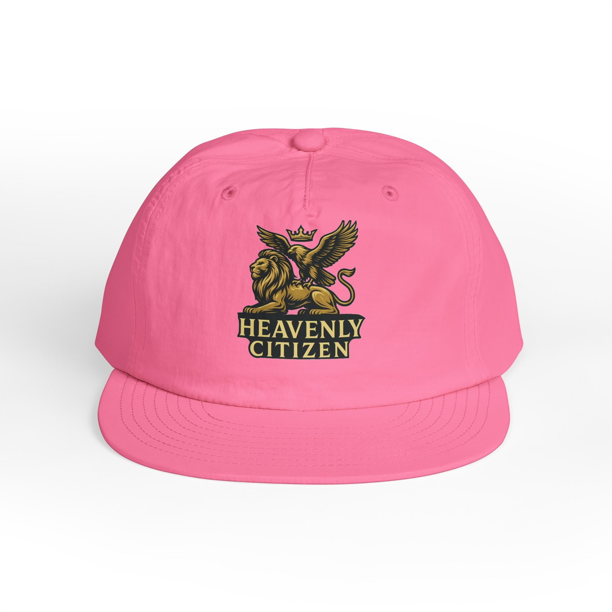 Heavenly Citizen Surf Cap — Embroidered Lion & Eagle Crest Hat