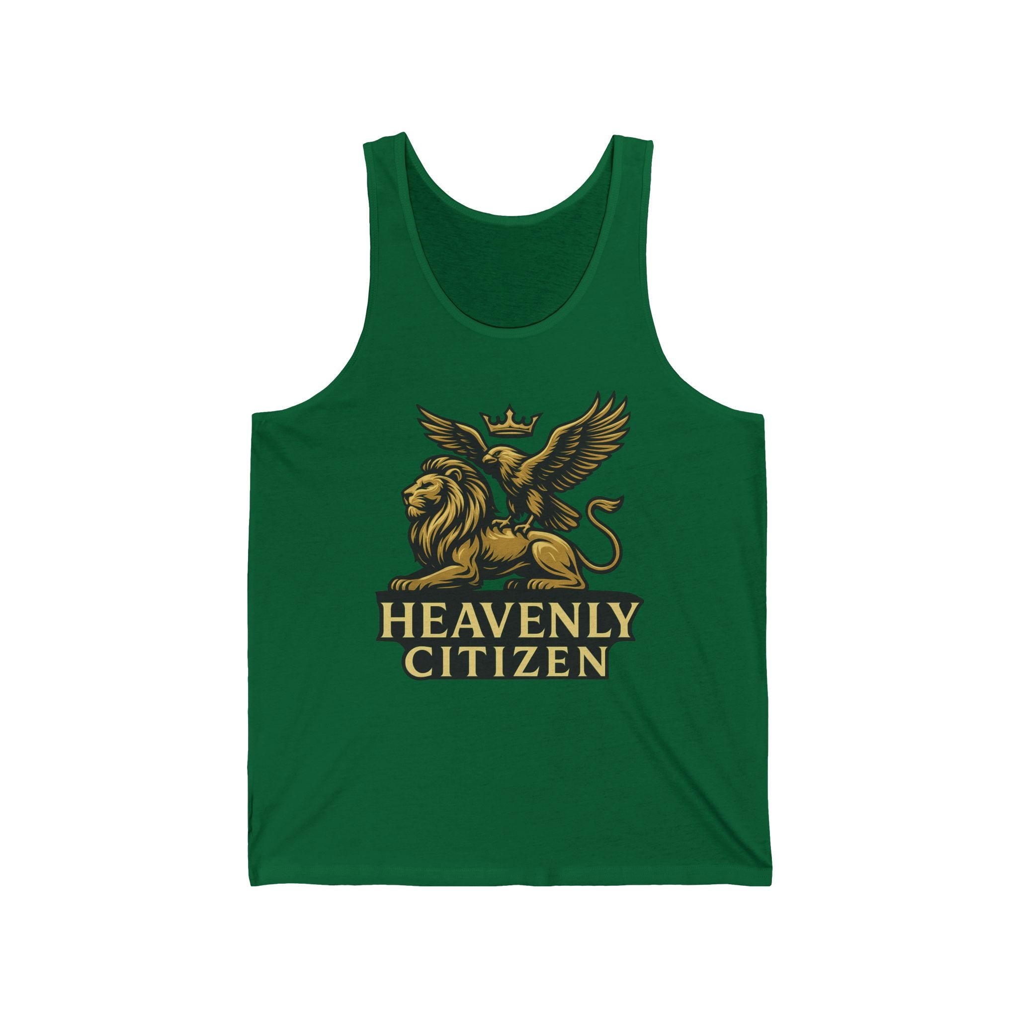 Heavenly Citizen Lion Tank Top — Religious Inspirational Graphic Tank