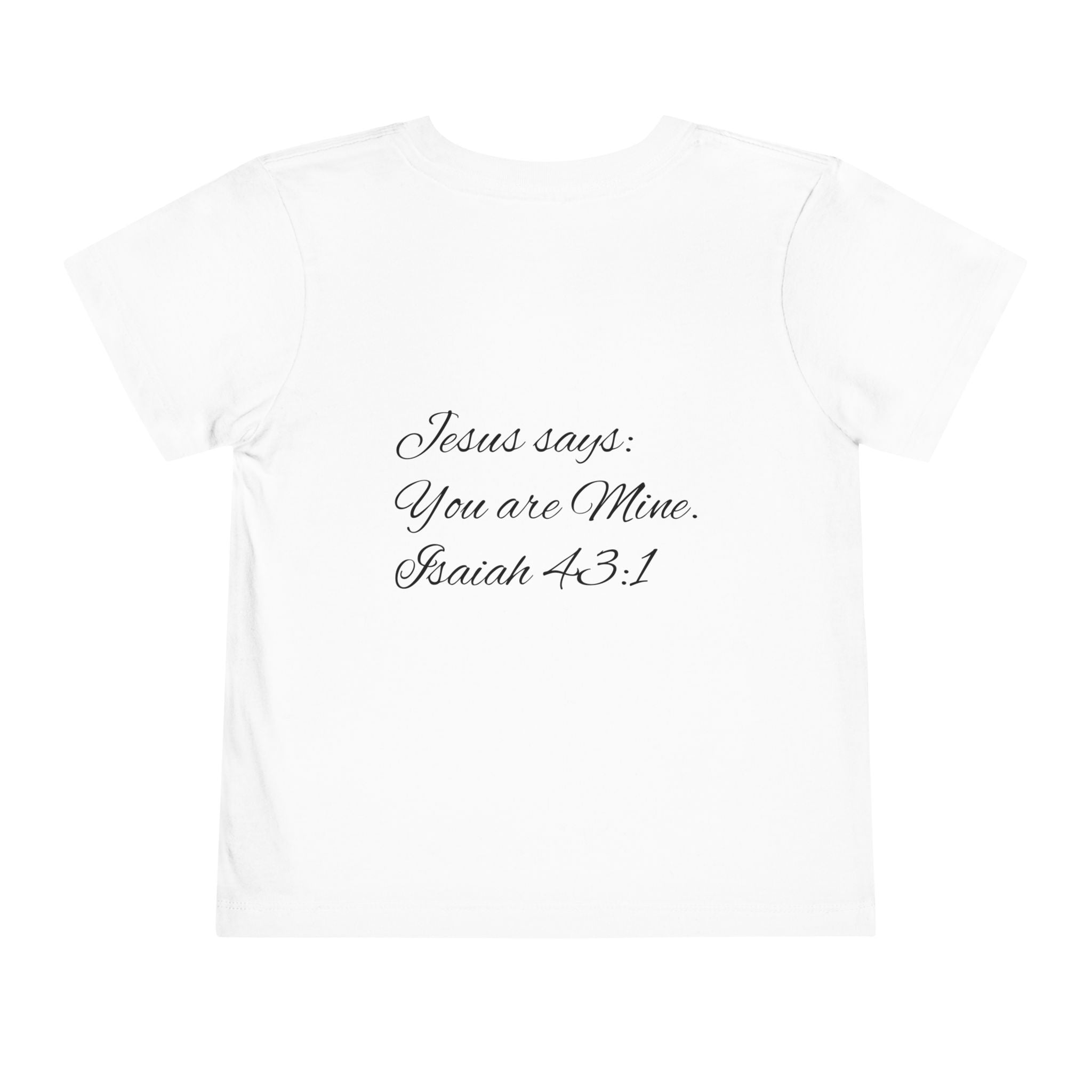Heavenly Citizen Toddler Tee — Lion & Dove Christian Shirt (Isaiah 43:1)