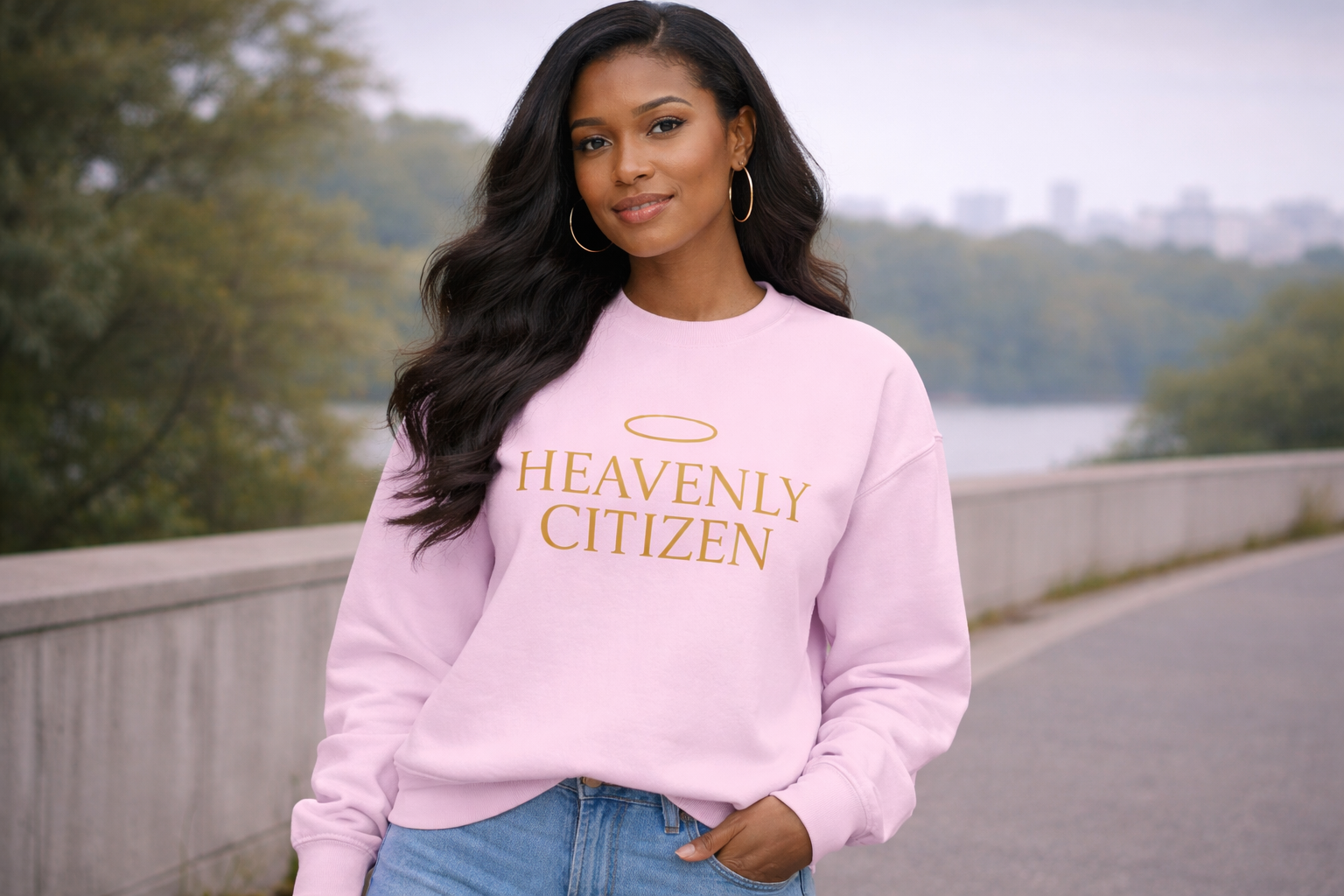 Copy of The King of Zion Sweatshirt — "I Belong to a Higher Kingdom" Christian Crewneck (Colossians 1:13)