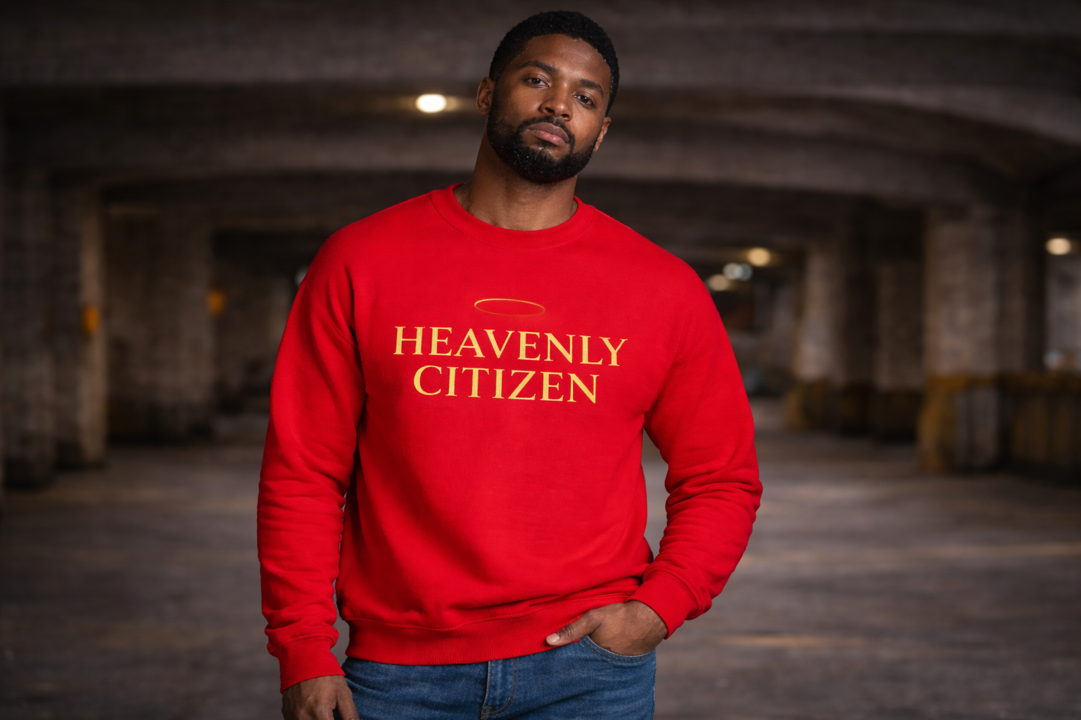 Copy of The King of Zion Sweatshirt — "I Belong to a Higher Kingdom" Christian Crewneck (Colossians 1:13)