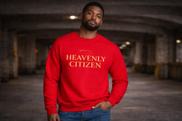 Copy of The King of Zion Sweatshirt — "I Belong to a Higher Kingdom" Christian Crewneck (Colossians 1:13)